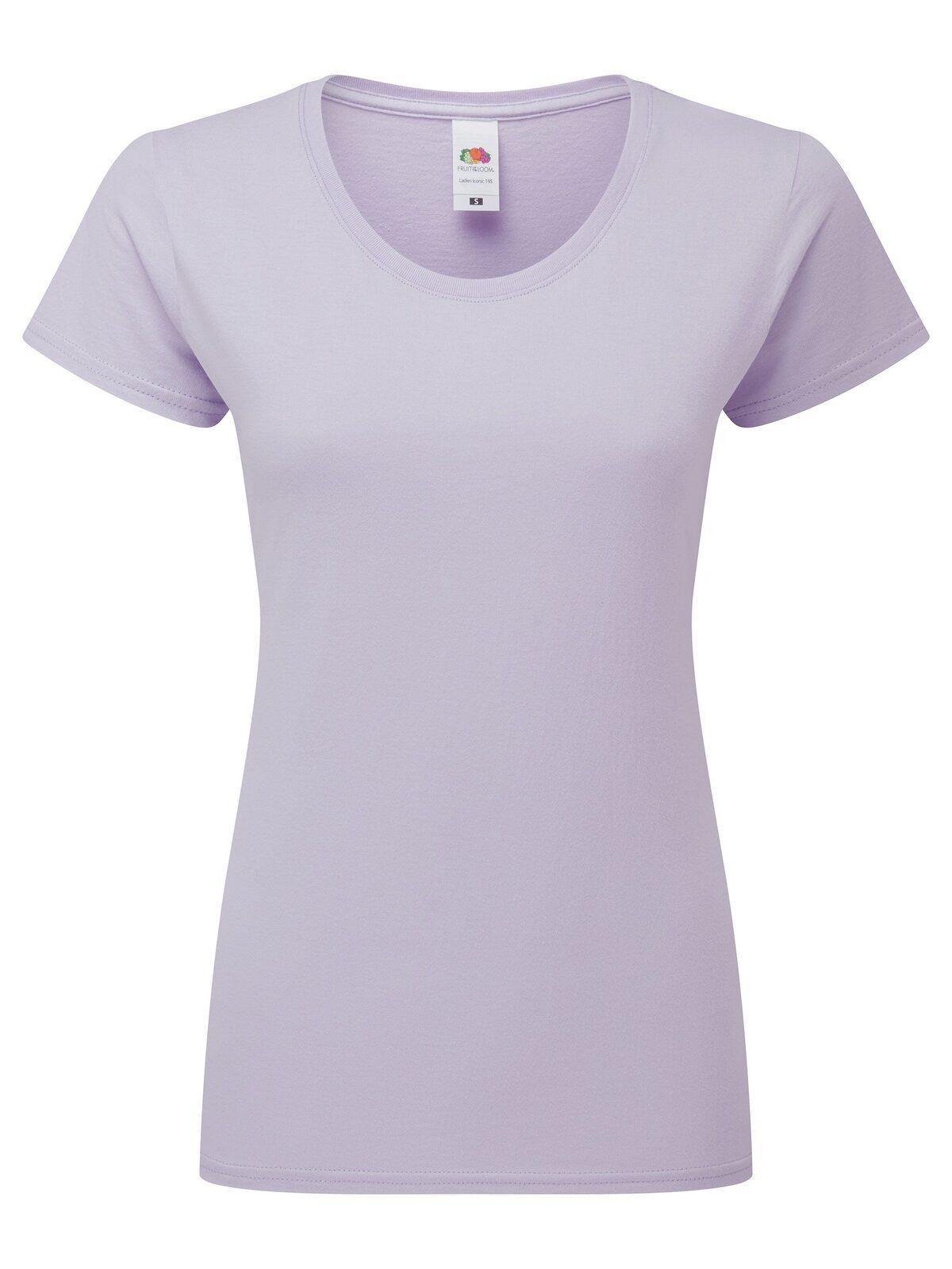 Iconic 195 T Damen T-Shirt – Fruit of the Loom – Farbe soft lavender – individuell veredelbar