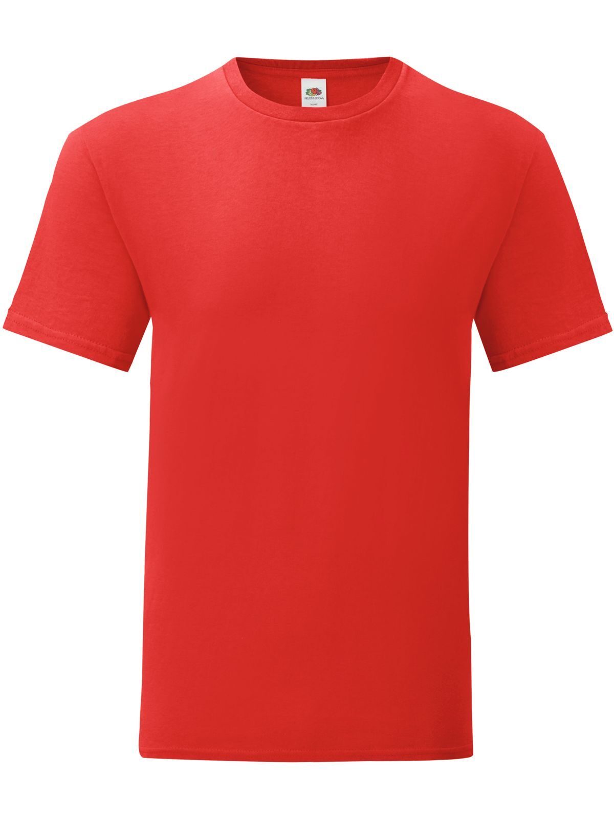 Iconic 150 T T-Shirt – Fruit of the Loom – Farbe Rot – individuell veredelbar