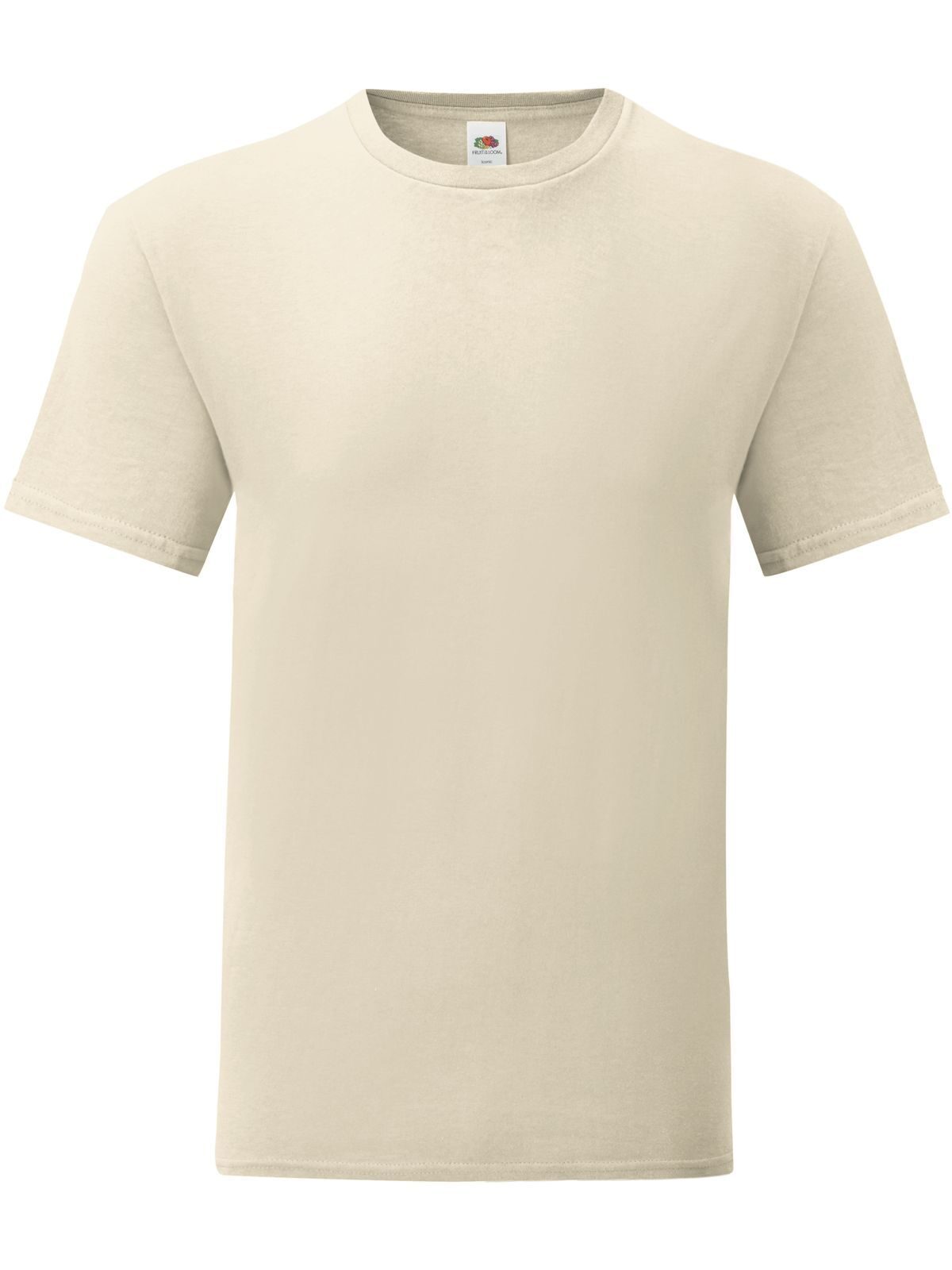 Iconic 150 T T-Shirt – Fruit of the Loom – Farbe Natur – individuell veredelbar