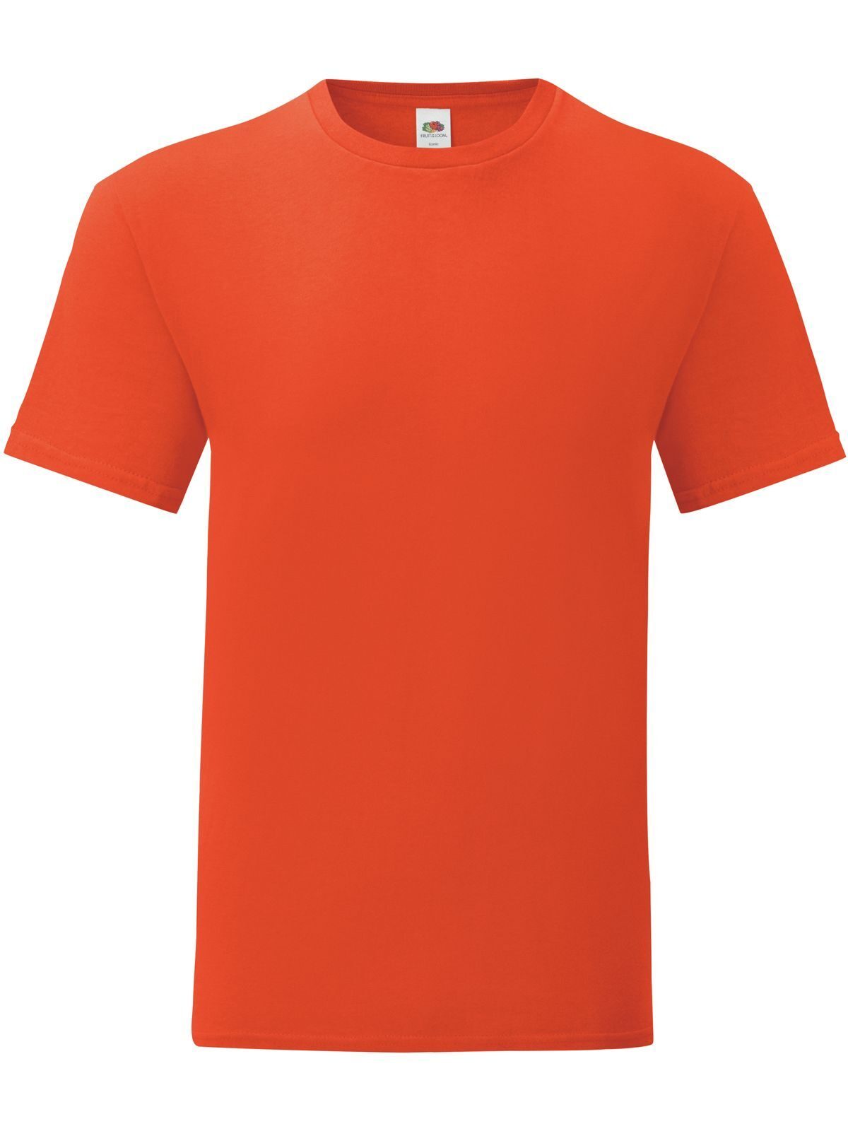 Iconic 150 T T-Shirt – Fruit of the Loom – Farbe flame – individuell veredelbar