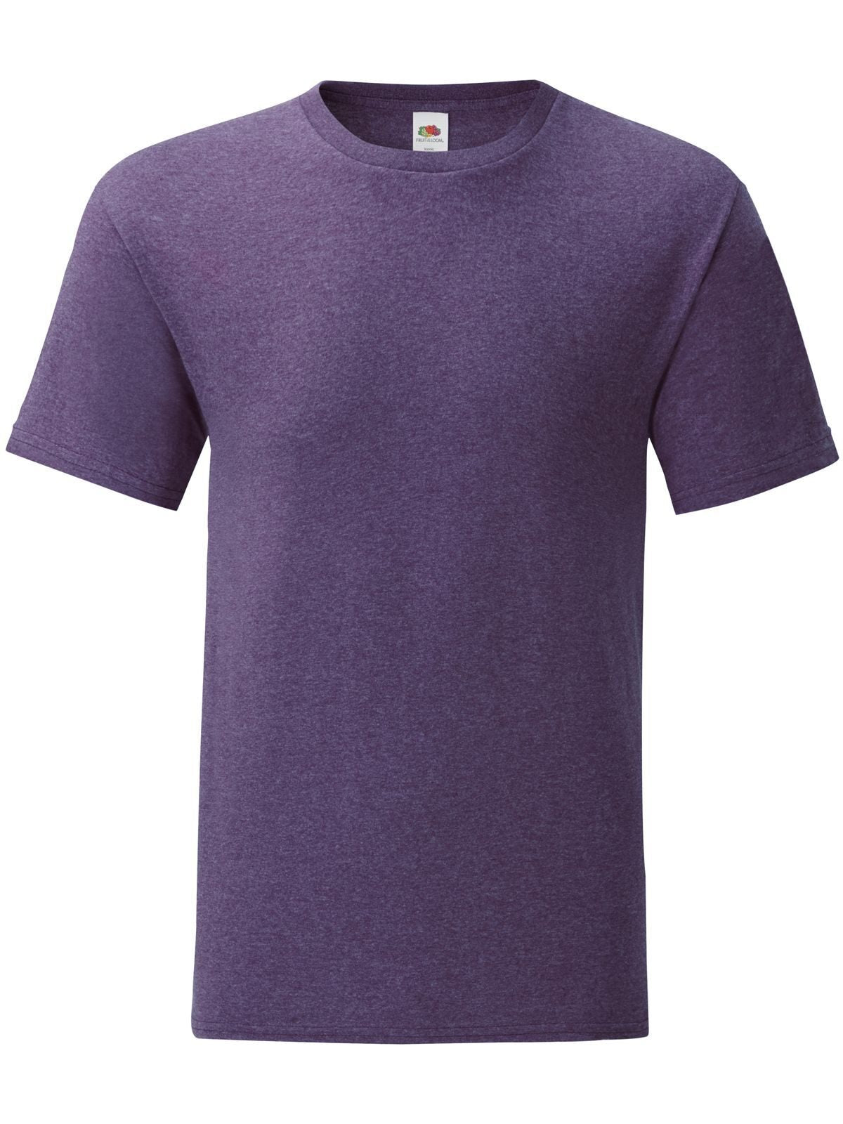 Iconic 150 T T-Shirt – Fruit of the Loom – Farbe heather purple – individuell veredelbar