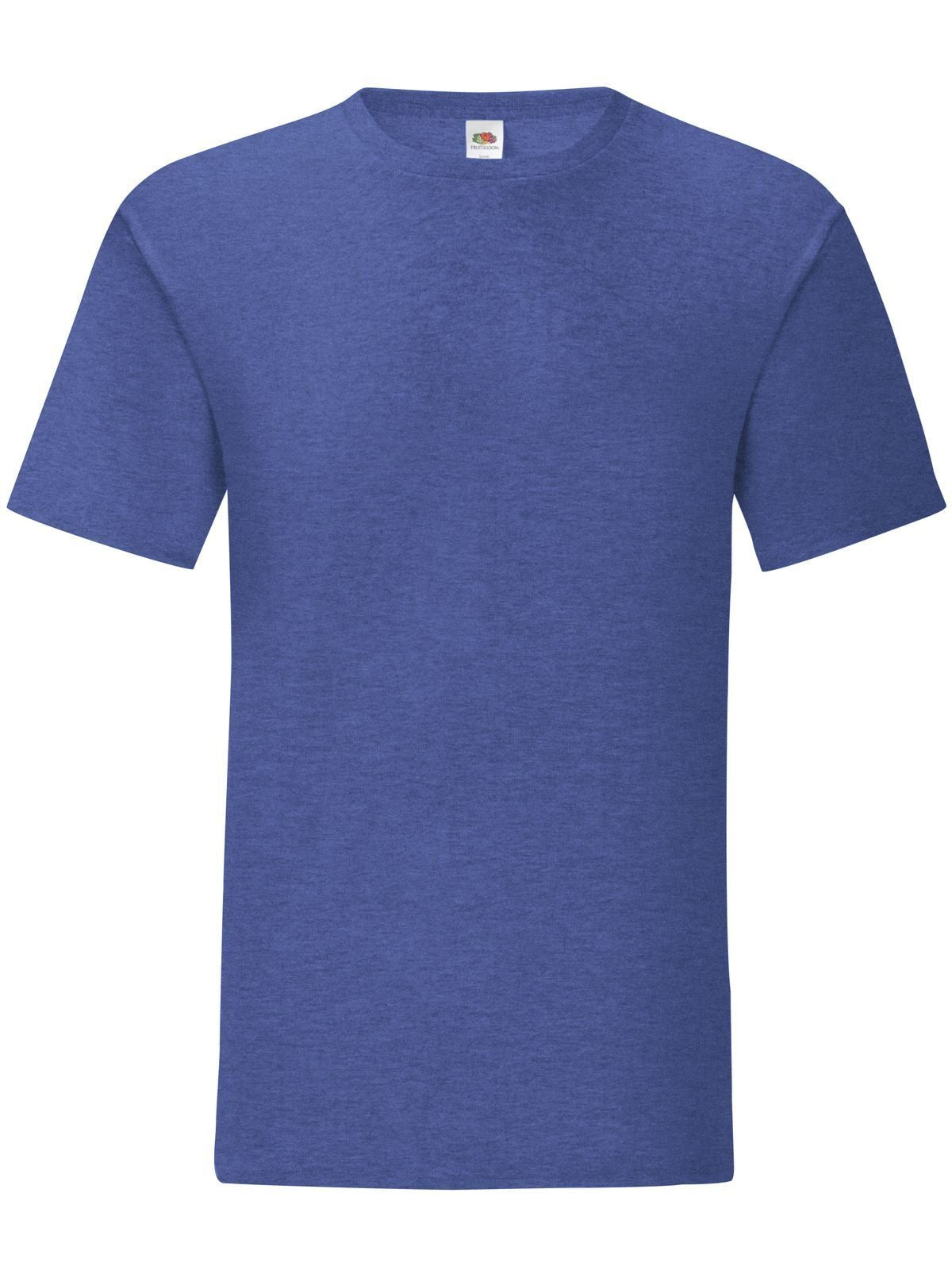 Iconic 150 T T-Shirt – Fruit of the Loom – Farbe retro heather royal – individuell veredelbar