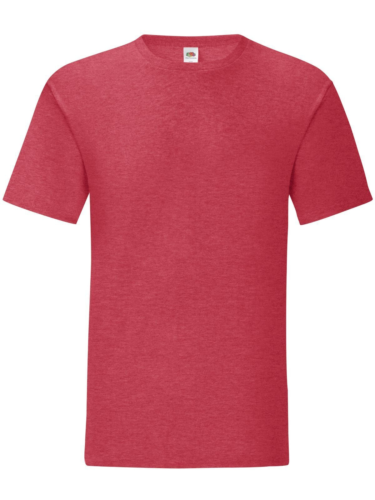 Iconic 150 T T-Shirt – Fruit of the Loom – Farbe vintage heather red – individuell veredelbar