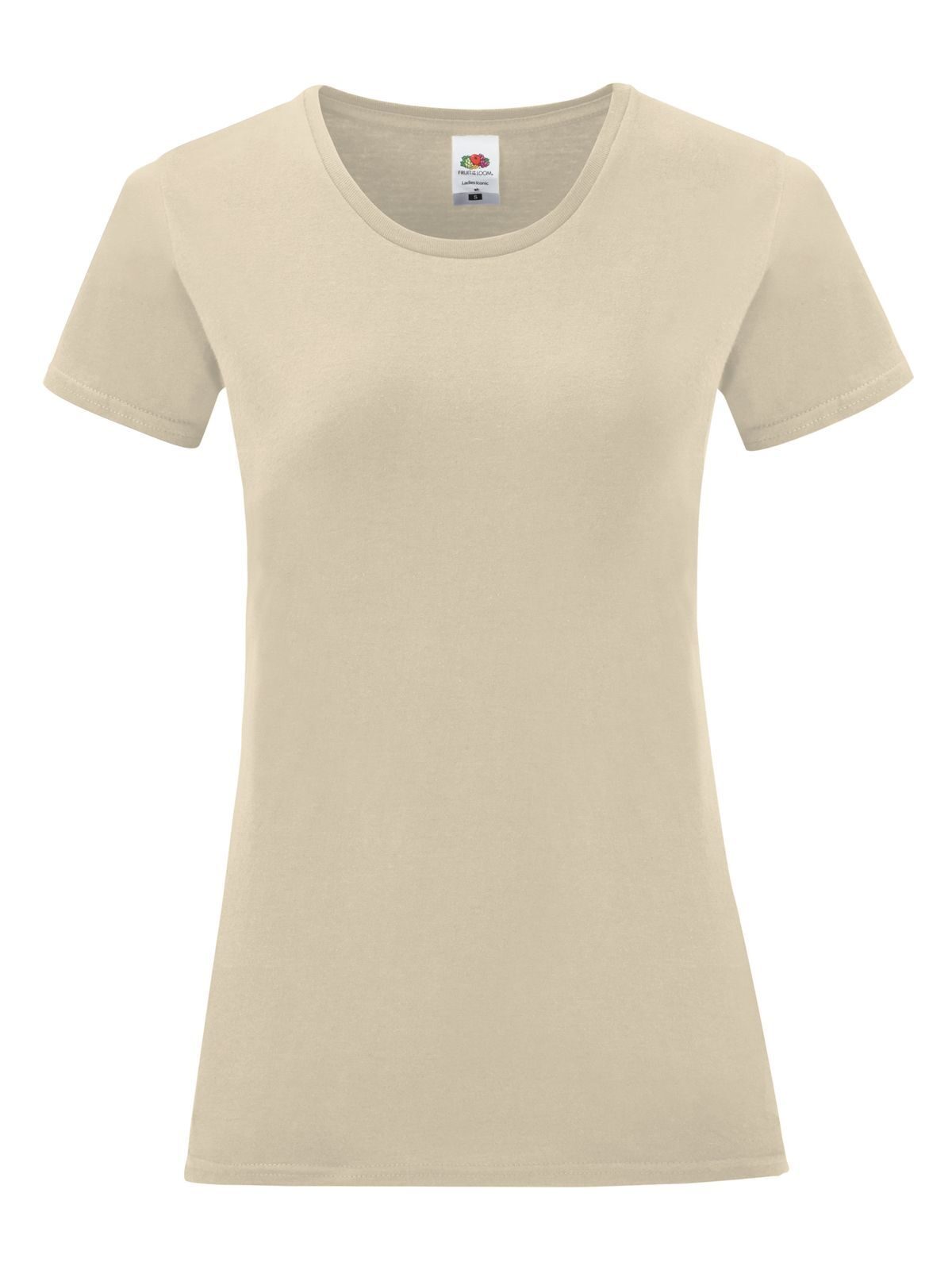 Iconic 150 T Damen T-Shirt – Fruit of the Loom – Farbe Natur – individuell veredelbar