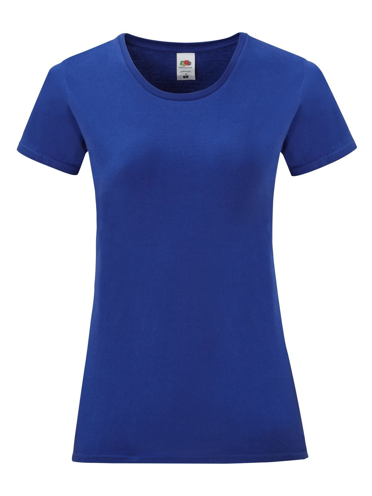 Iconic 150 T Damen T-Shirt – Fruit of the Loom – Farbe cobalt blue – individuell veredelbar