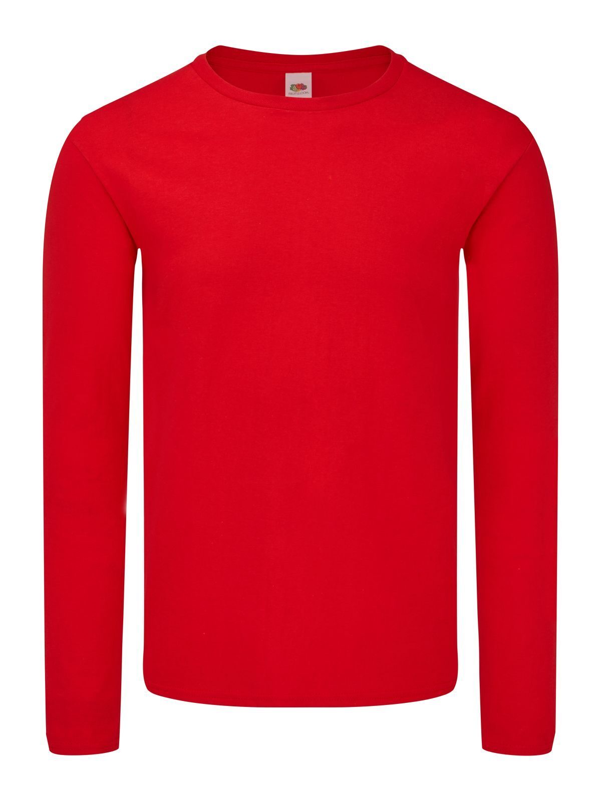 Iconic 150 LS T T-Shirt – Fruit of the Loom – Farbe Rot – individuell veredelbar