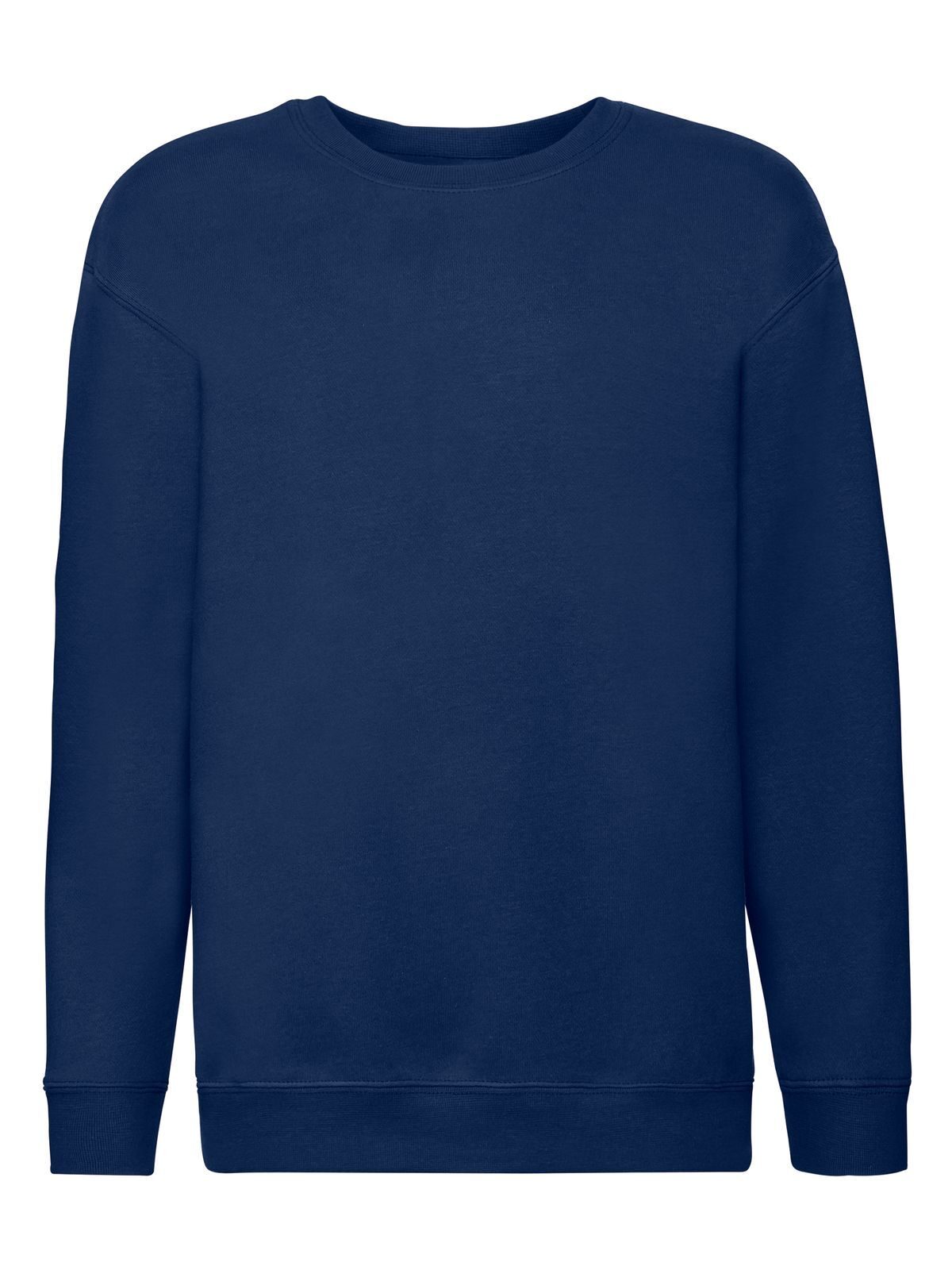 Premium Set-In Sweat Kinder Sweatshirt / Hoodie – Fruit of the Loom – Farbe Navy – individuell veredelbar
