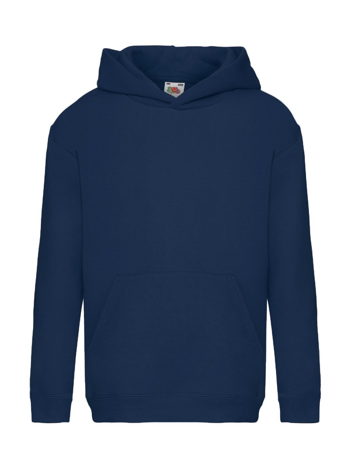 Premium Hooded Sweat Kinder Sweatshirt / Hoodie – Fruit of the Loom – Farbe deep navy – individuell veredelbar