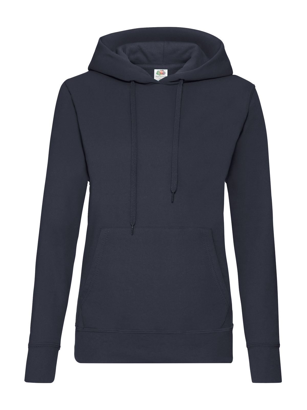 Classic Hooded Sweat Damen Sweatshirt / Hoodie – Fruit of the Loom – Farbe deep navy – individuell veredelbar