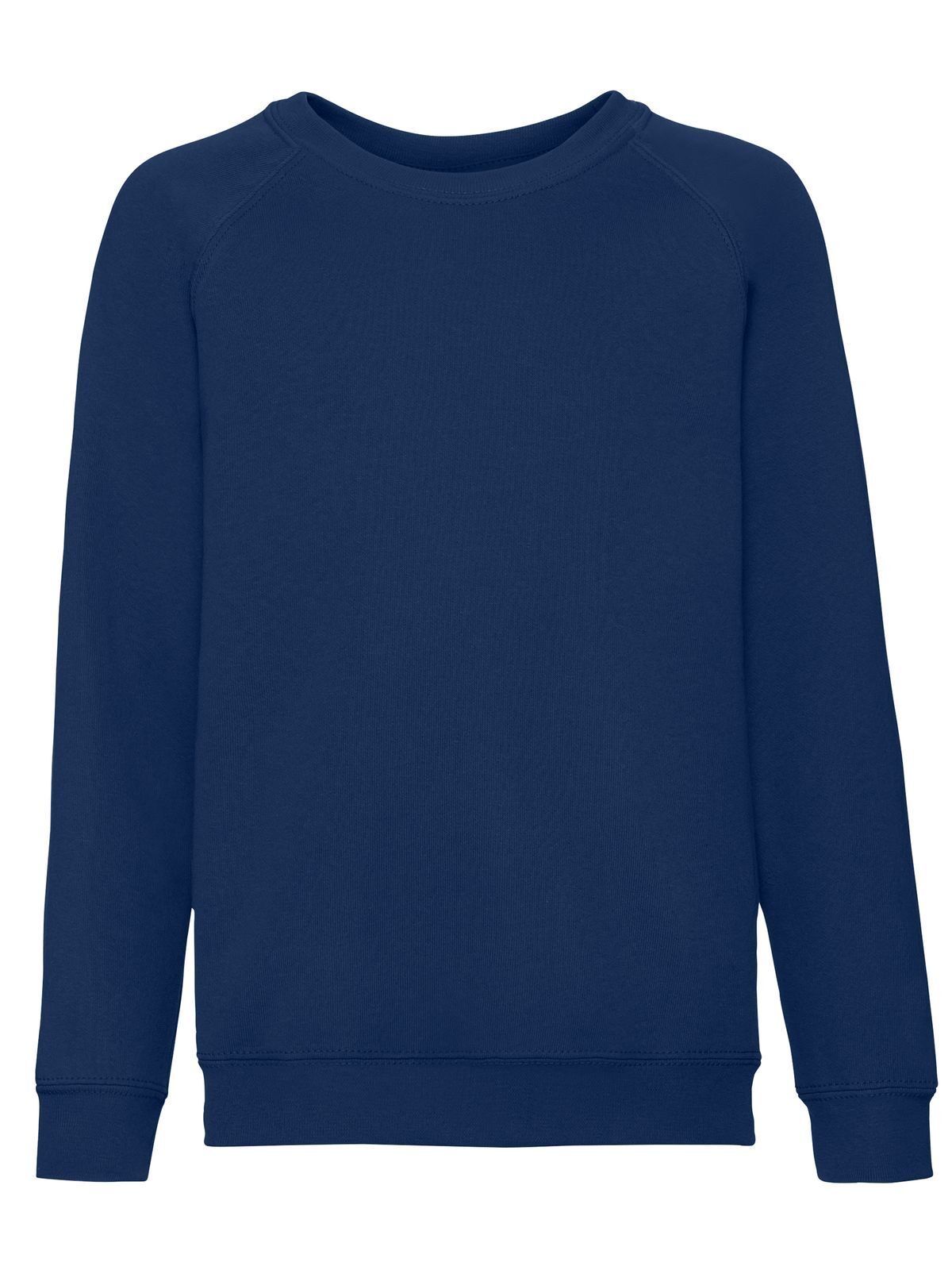 Classic Raglan Sweat Kinder Sweatshirt / Hoodie – Fruit of the Loom – Farbe Navy – individuell veredelbar