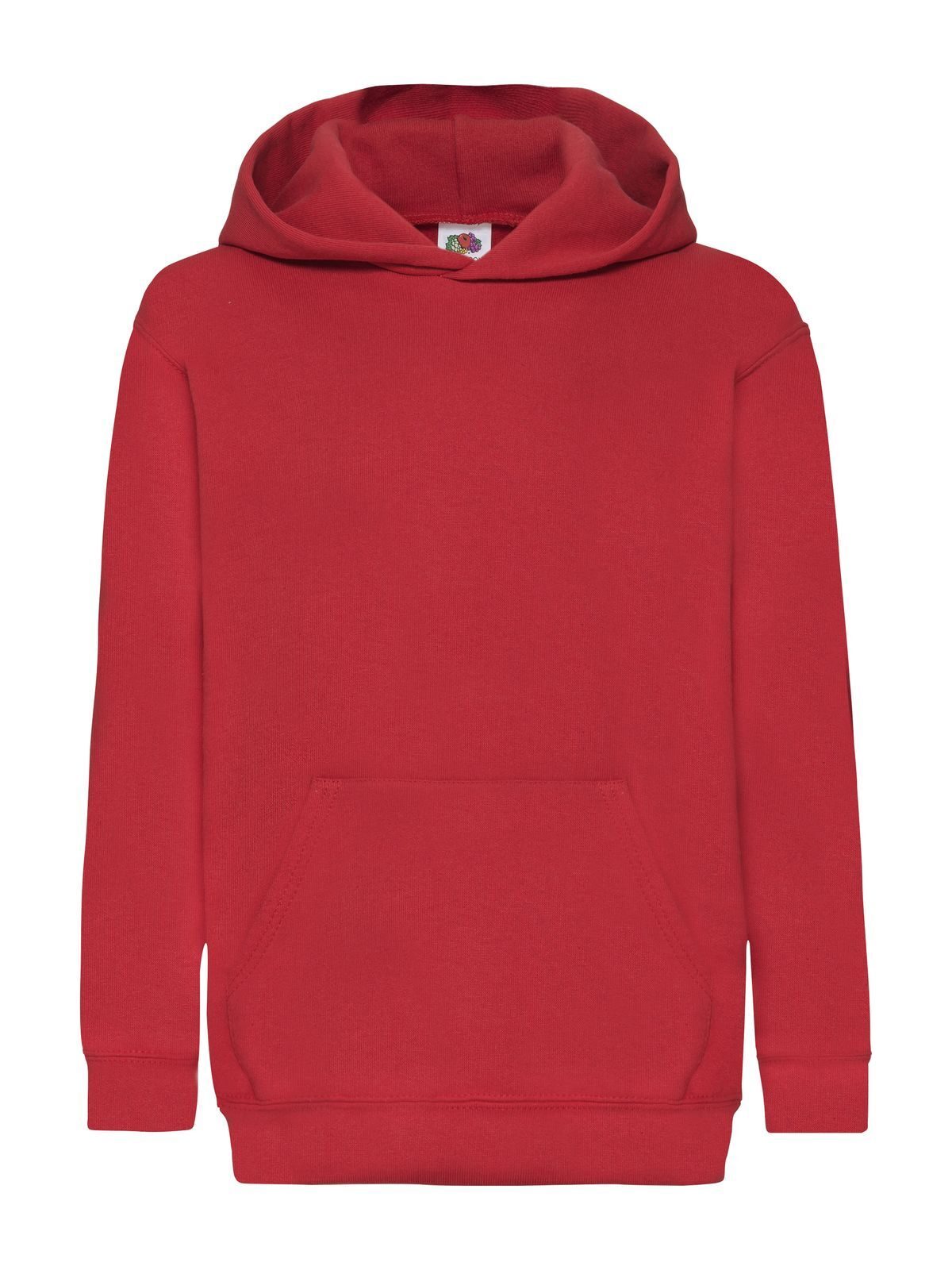 Classic Hooded Sweat Kinder Sweatshirt / Hoodie – Fruit of the Loom – Farbe Rot – individuell veredelbar