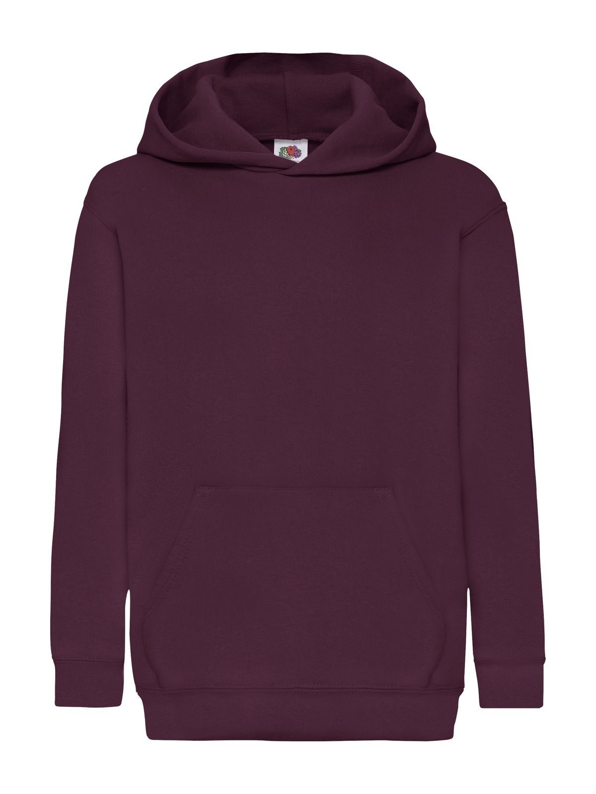 Classic Hooded Sweat Kinder Sweatshirt / Hoodie – Fruit of the Loom – Farbe Burgundy – individuell veredelbar