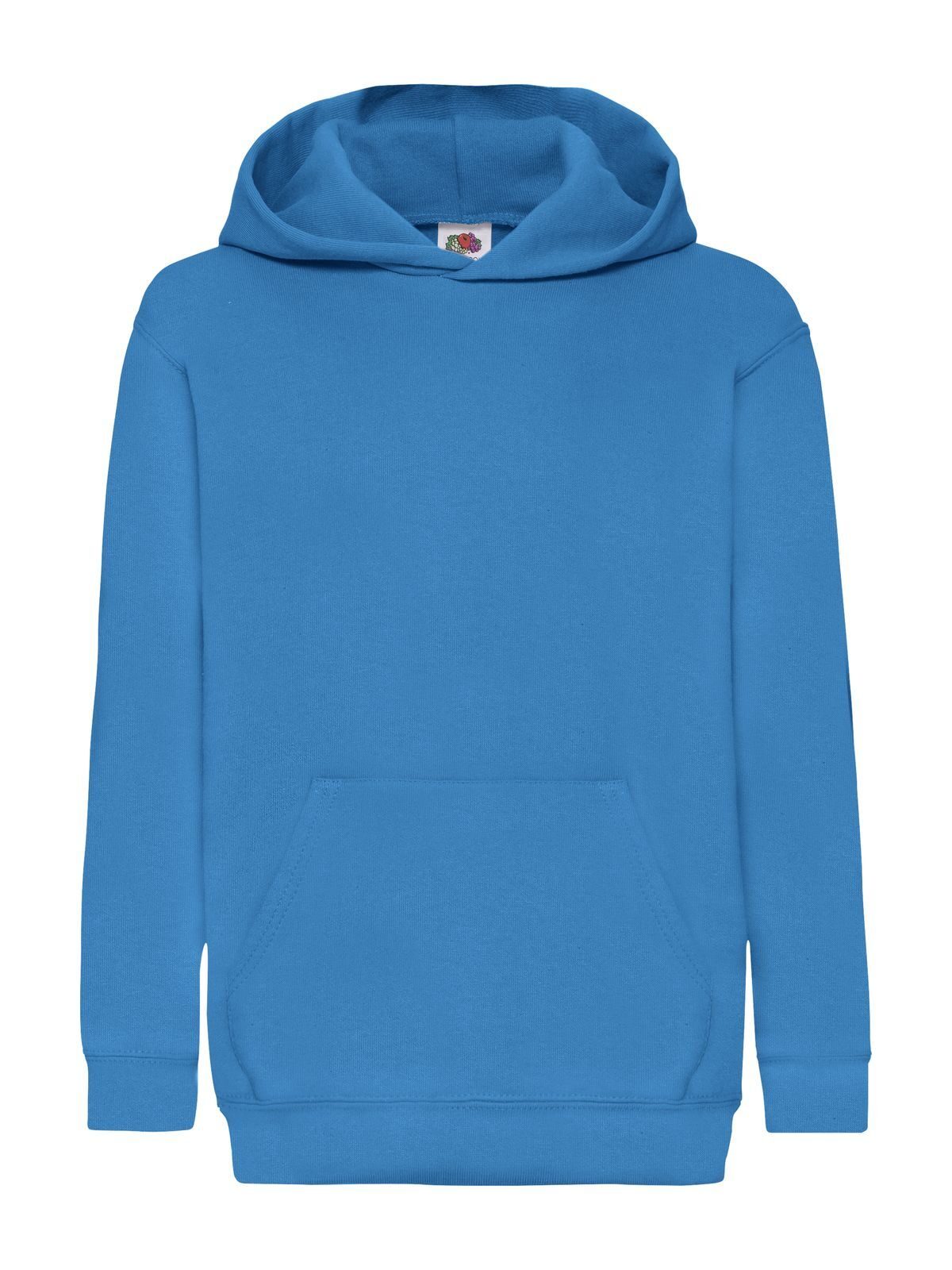 Classic Hooded Sweat Kinder Sweatshirt / Hoodie – Fruit of the Loom – Farbe azure blue – individuell veredelbar