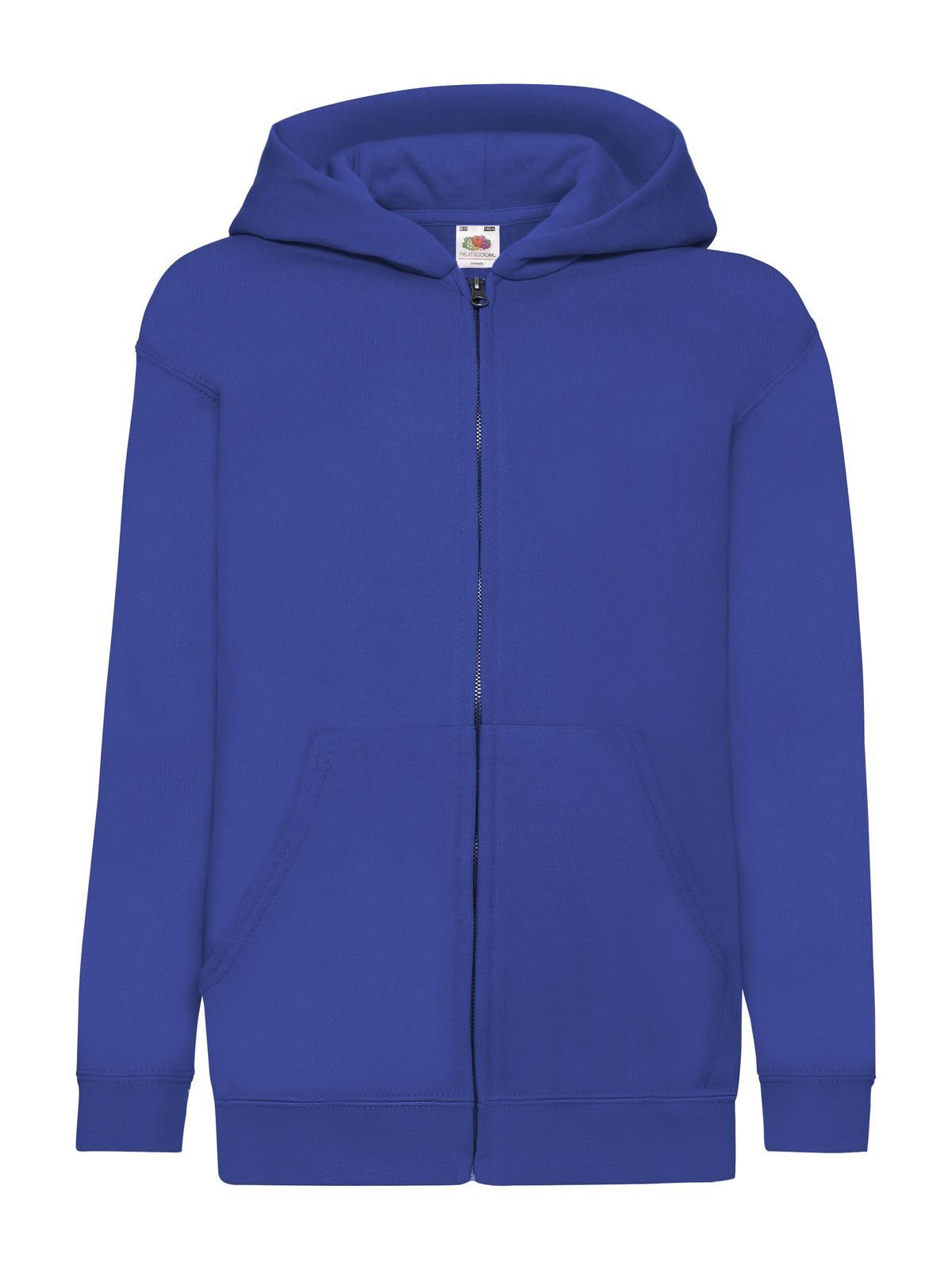 Classic Hooded Sweat Jacket Kinder Sweatshirt / Hoodie – Fruit of the Loom – Farbe Royalblau – individuell veredelbar
