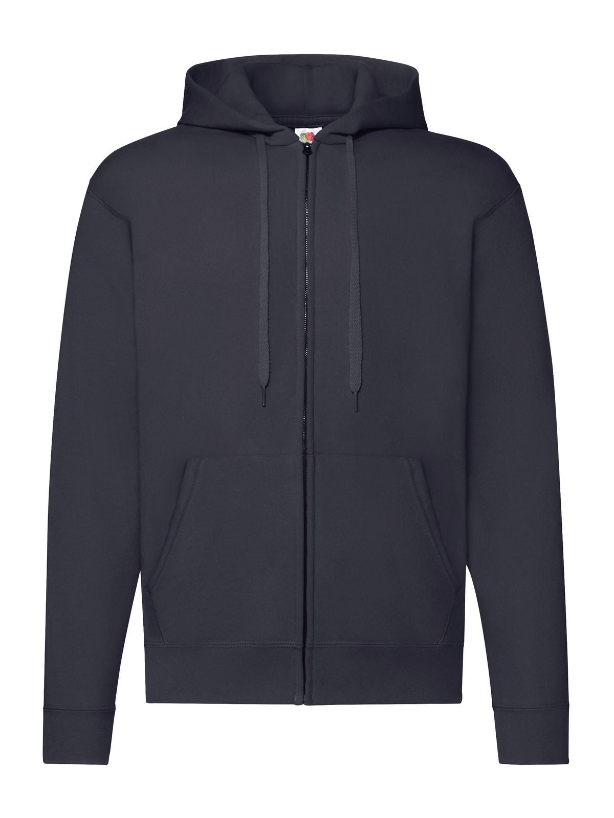 Classic Hooded Sweat Jacket Herren Sweatshirt / Hoodie – Fruit of the Loom – Farbe deep navy – individuell veredelbar