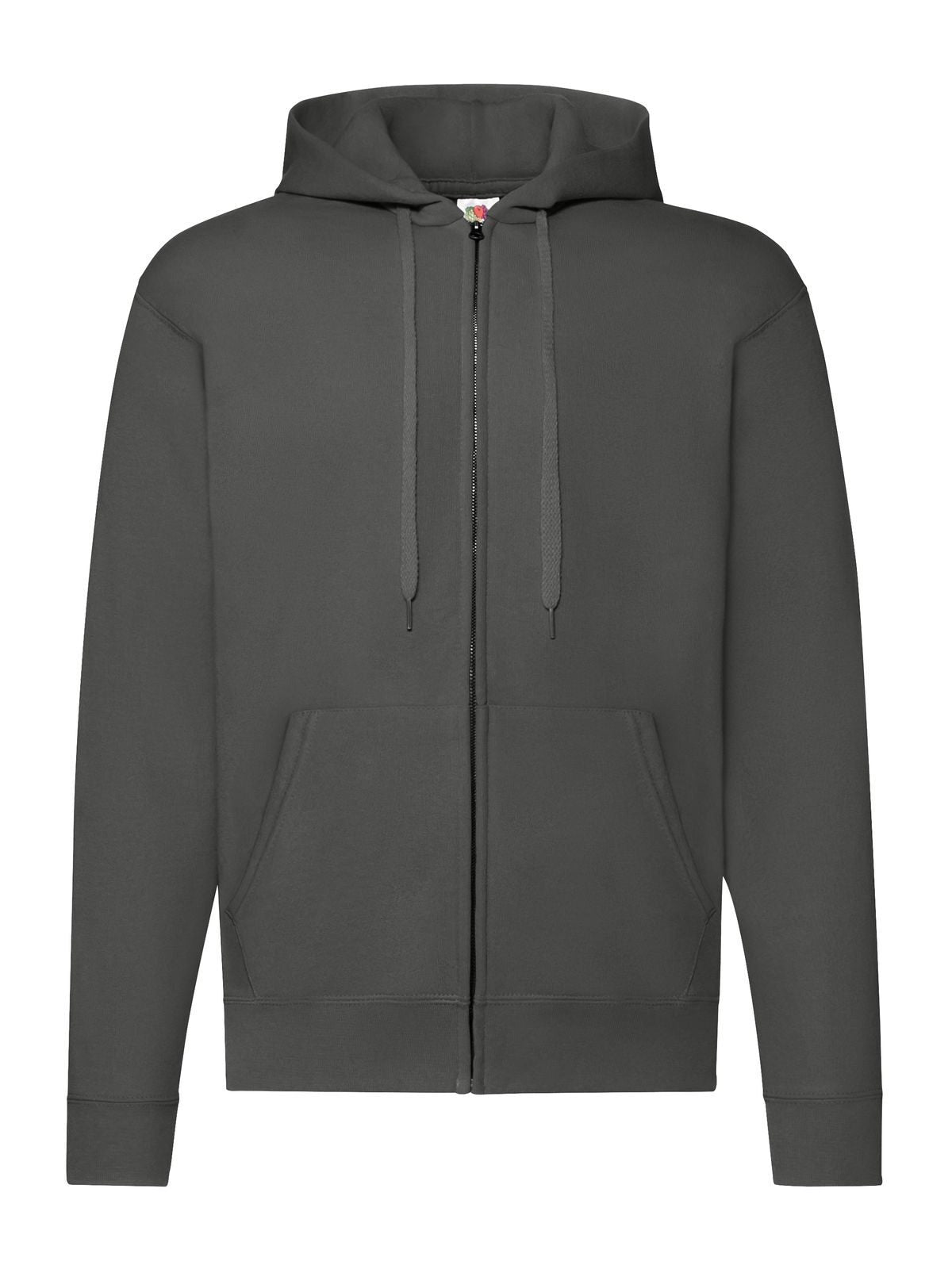 Classic Hooded Sweat Jacket Herren Sweatshirt / Hoodie – Fruit of the Loom – Farbe light graphite – individuell veredelbar