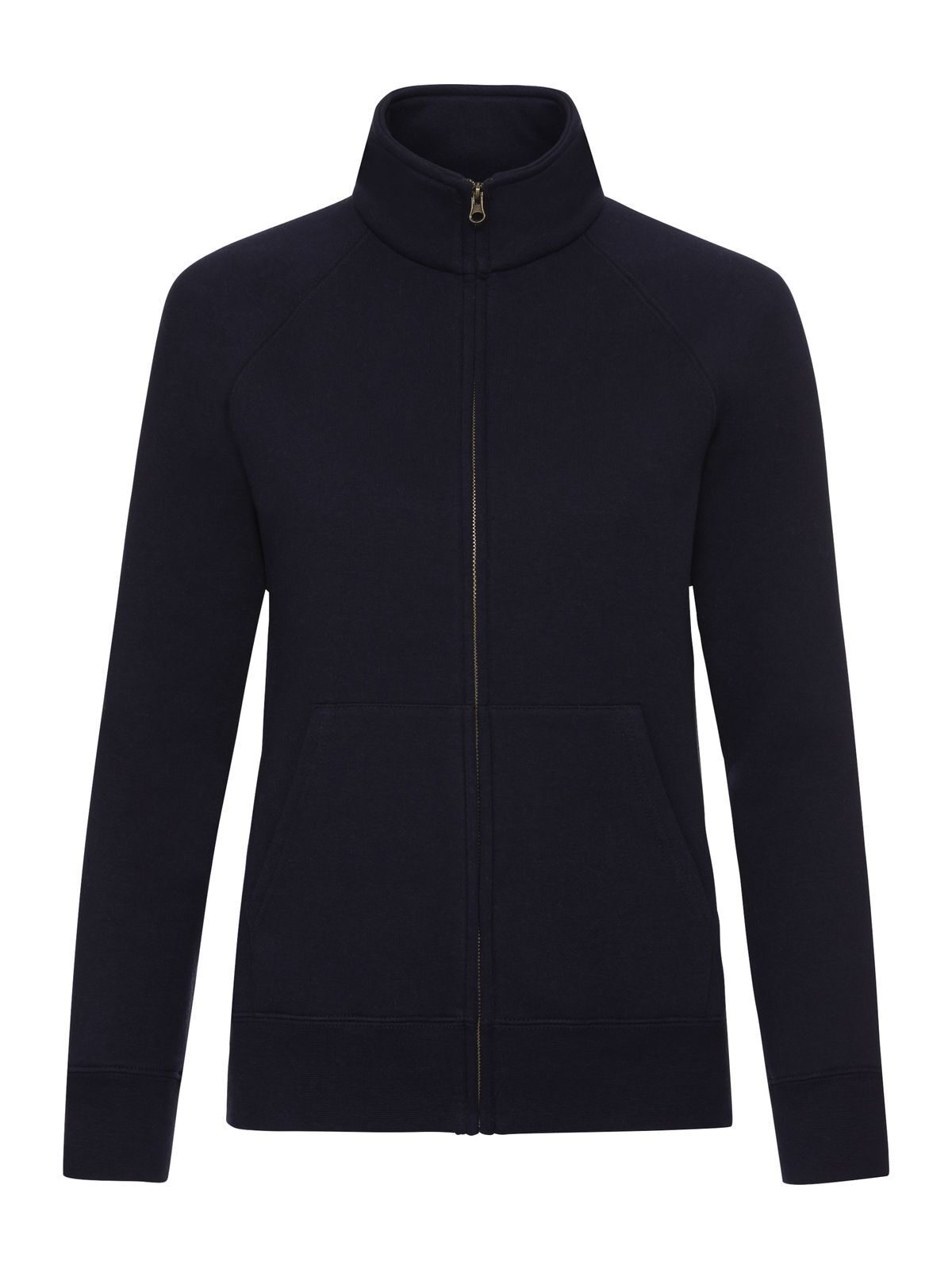 Premium Sweat Jacket Damen Sweatshirt / Hoodie – Fruit of the Loom – Farbe deep navy – individuell veredelbar