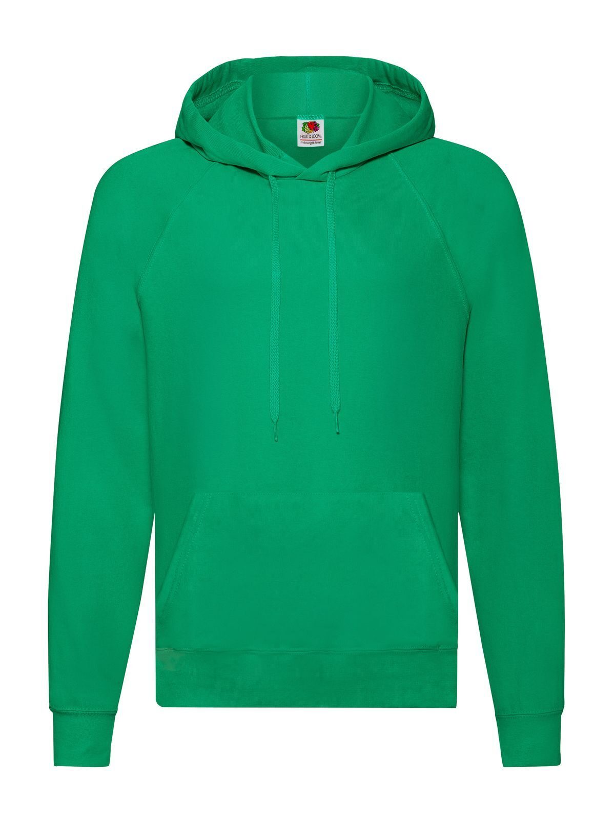 Lightweight Hooded Sweat Sweatshirt / Hoodie – Fruit of the Loom – Farbe Kellygrün – individuell veredelbar