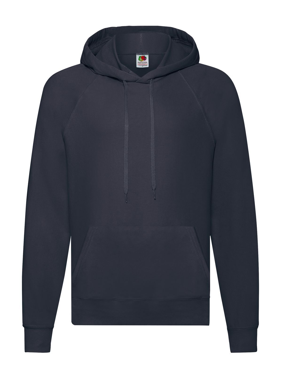 Lightweight Hooded Sweat Sweatshirt / Hoodie – Fruit of the Loom – Farbe deep navy – individuell veredelbar
