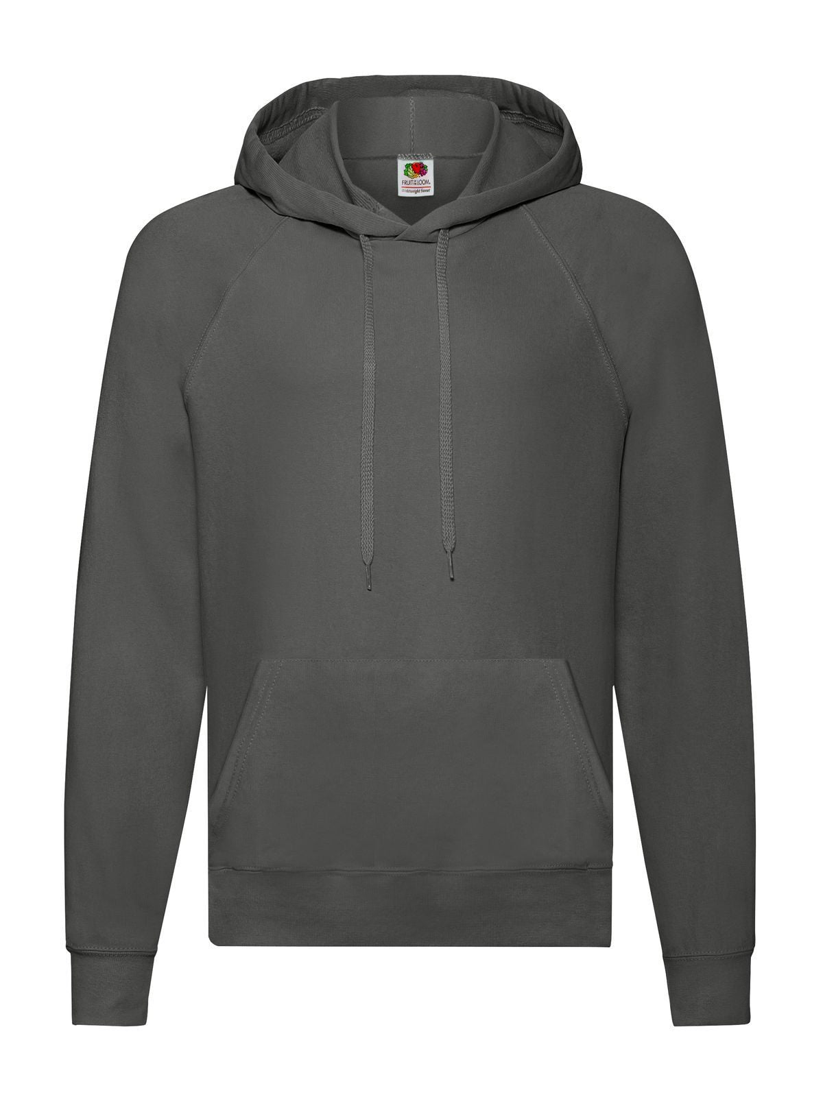 Lightweight Hooded Sweat Sweatshirt / Hoodie – Fruit of the Loom – Farbe light graphite – individuell veredelbar