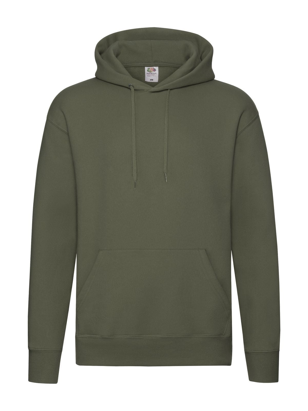 Premium Hooded Sweat Herren Sweatshirt / Hoodie – Fruit of the Loom – Farbe classic olive – individuell veredelbar