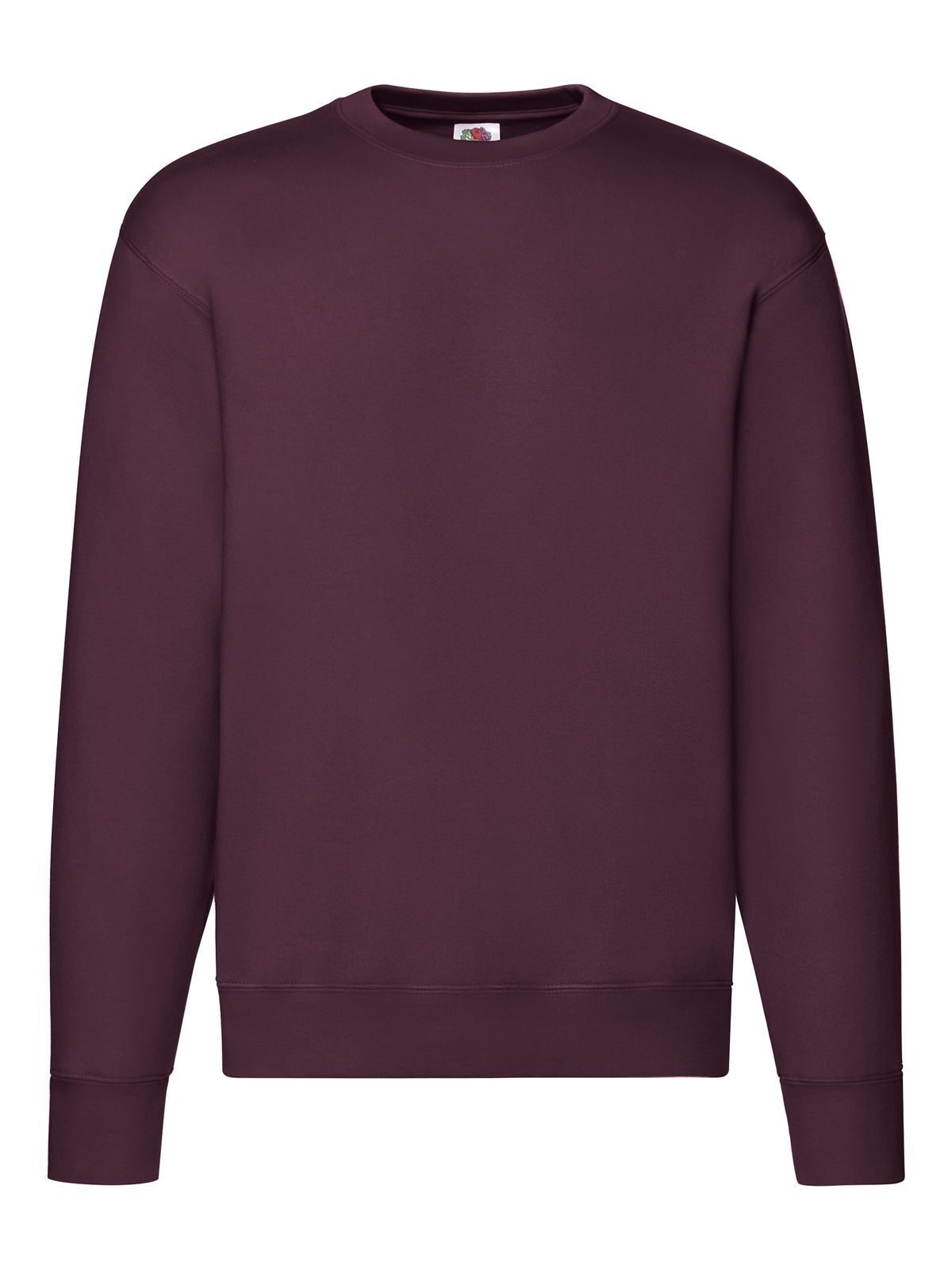 Premium Set-In Sweat Herren Sweatshirt / Hoodie – Fruit of the Loom – Farbe Burgundy – individuell veredelbar