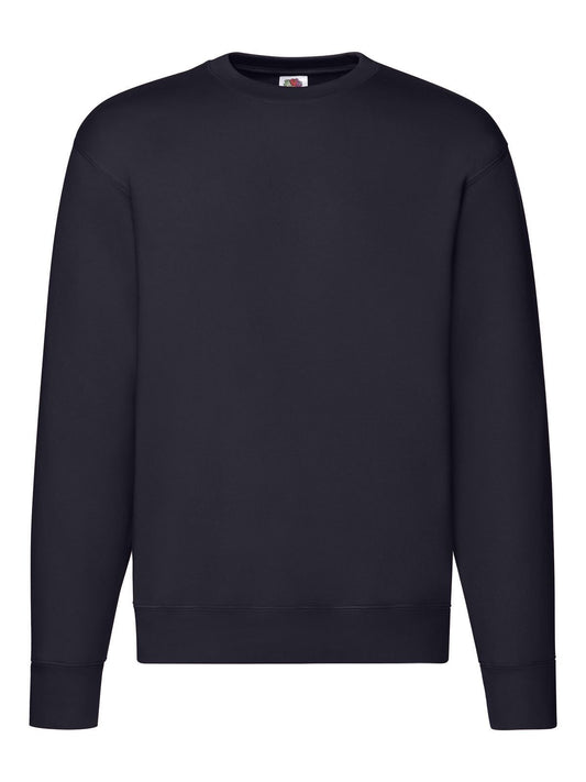 Premium Set-In Sweat Herren Sweatshirt / Hoodie – Fruit of the Loom – Farbe deep navy – individuell veredelbar