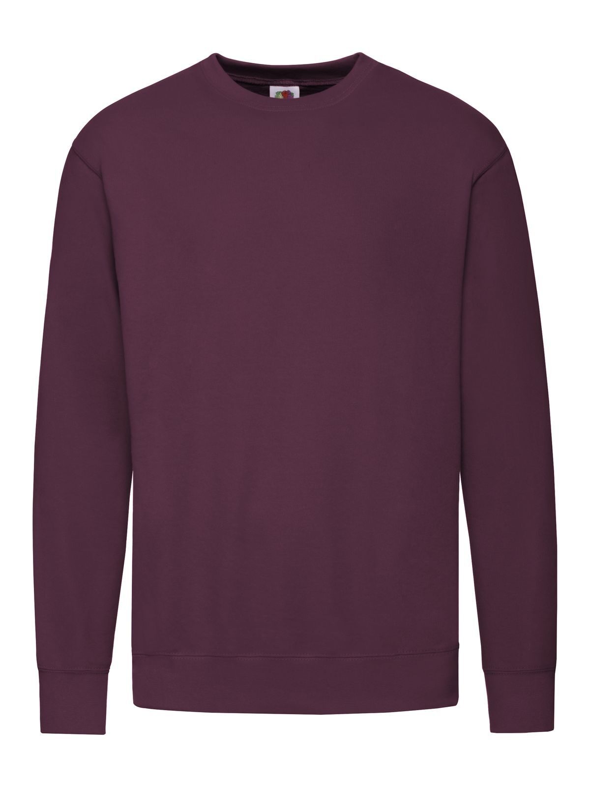 Lightweight Set-In Sweat Sweatshirt / Hoodie – Fruit of the Loom – Farbe Burgundy – individuell veredelbar