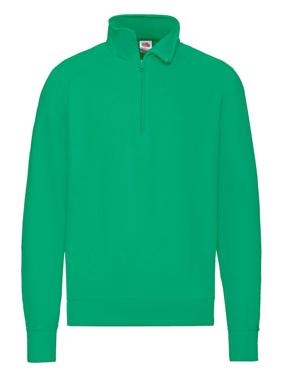 Felpa leggera con cerniera a collo alto – Fruit of the Loom