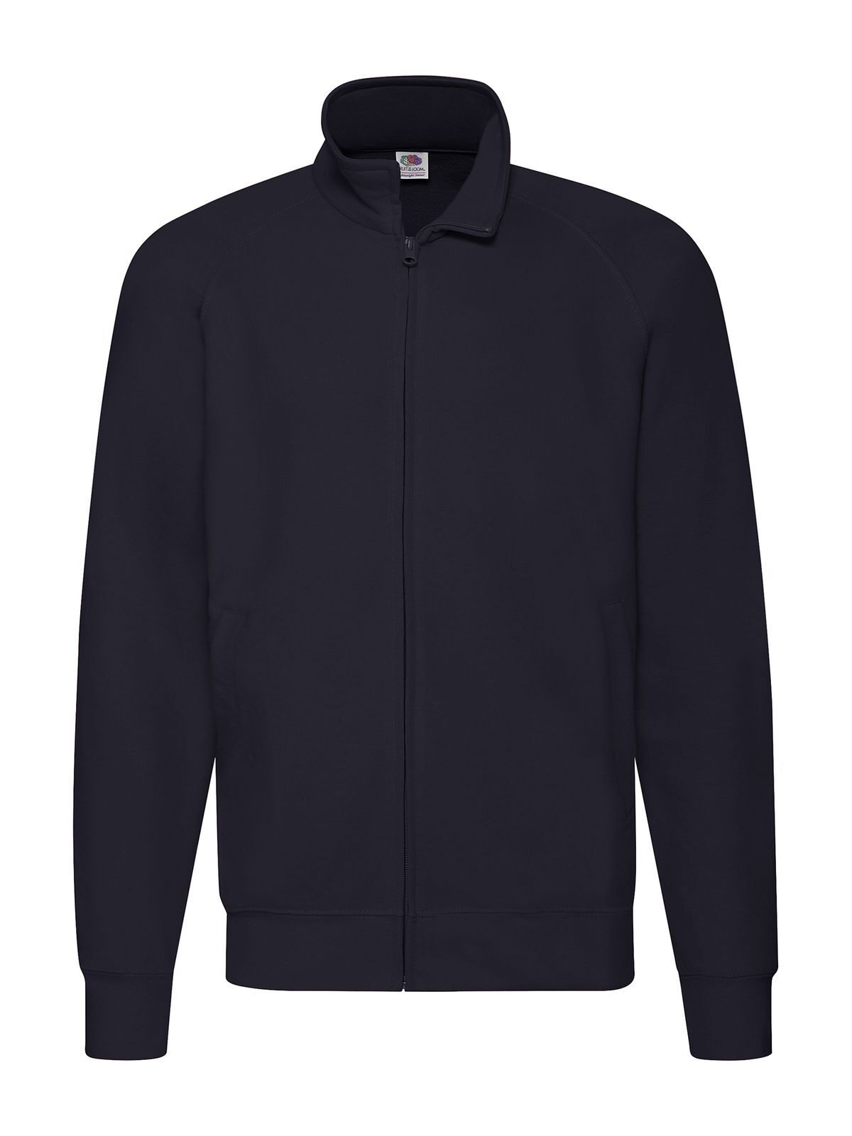 Lightweight Sweat Jacket Sweatshirt / Hoodie – Fruit of the Loom – Farbe deep navy – individuell veredelbar