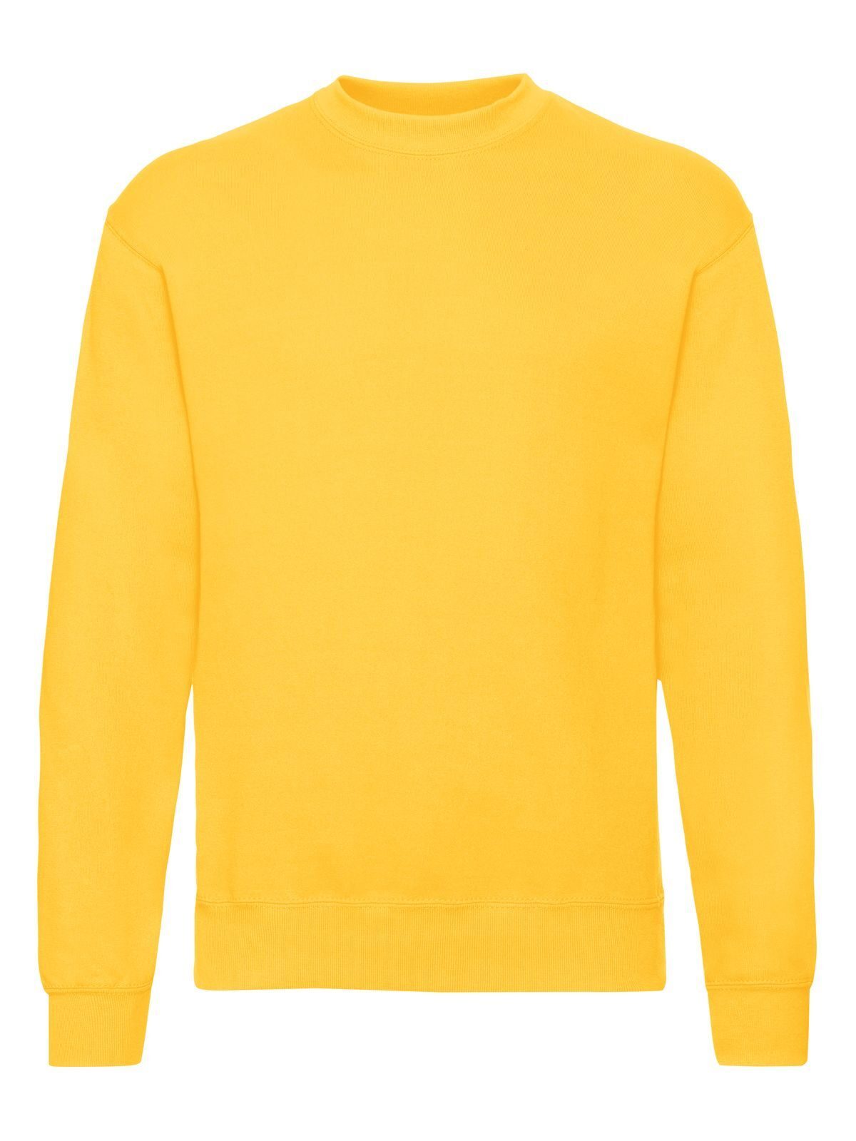 Classic Set-In Sweat Herren Sweatshirt / Hoodie – Fruit of the Loom – Farbe sunflower – individuell veredelbar