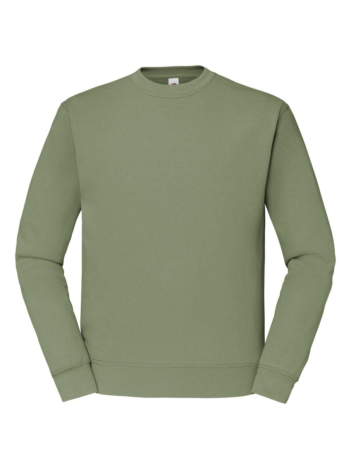 Classic Set-In Sweat Herren Sweatshirt / Hoodie – Fruit of the Loom – Farbe classic olive – individuell veredelbar