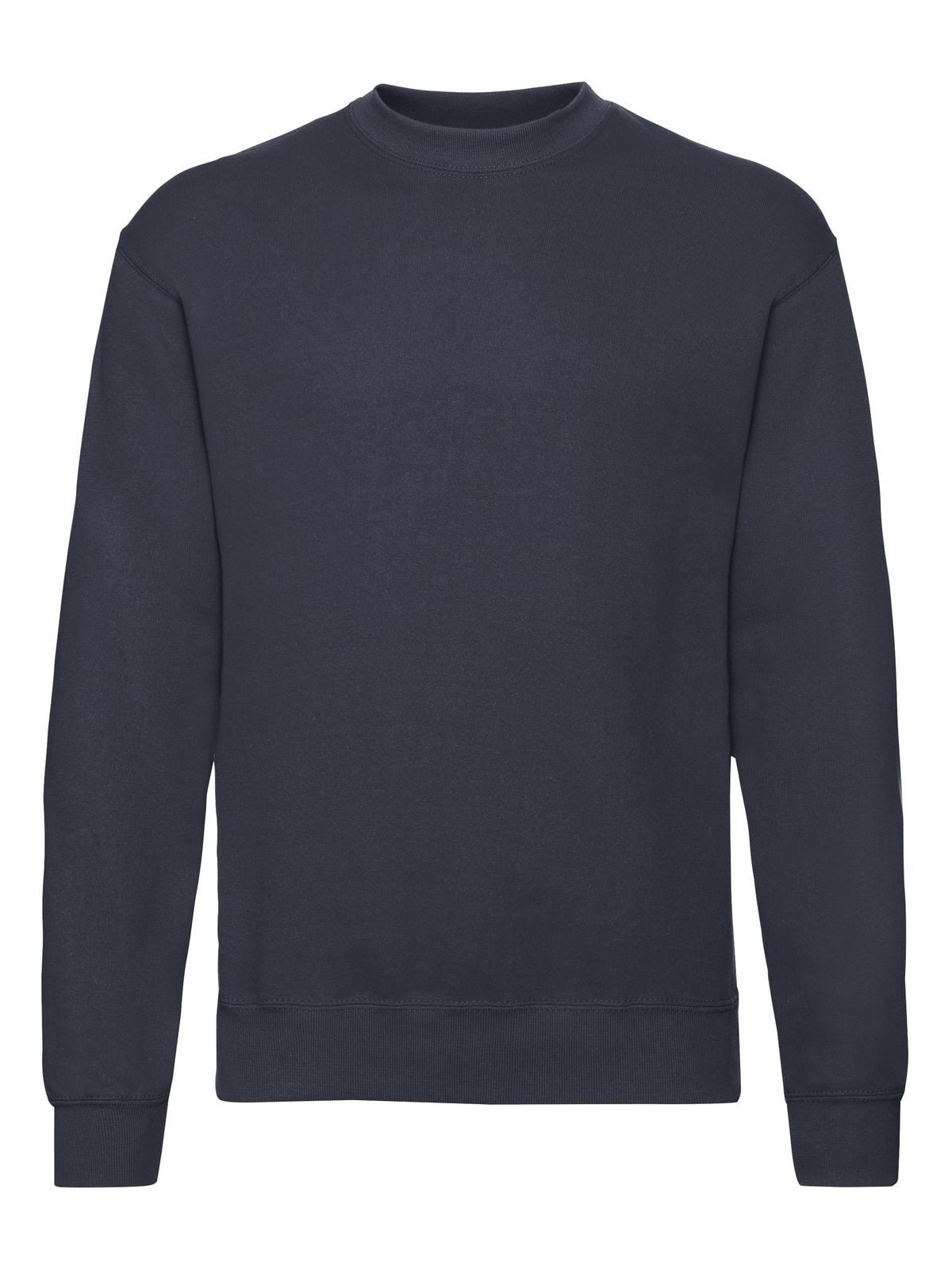 Classic Set-In Sweat Herren Sweatshirt / Hoodie – Fruit of the Loom – Farbe deep navy – individuell veredelbar