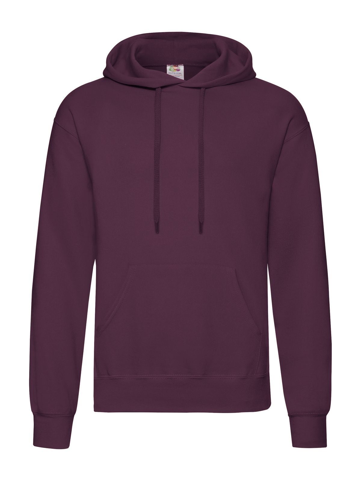 Classic Hooded Sweat Sweatshirt / Hoodie – Fruit of the Loom – Farbe Burgundy – individuell veredelbar