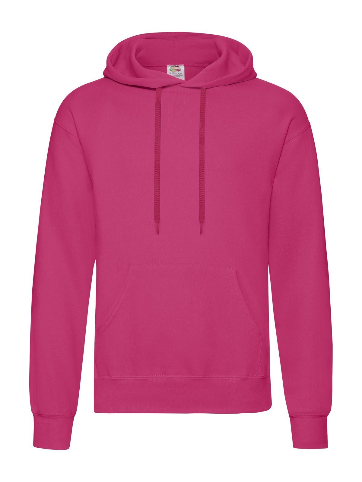 Classic Hooded Sweat Sweatshirt / Hoodie – Fruit of the Loom – Farbe Fuchsia – individuell veredelbar