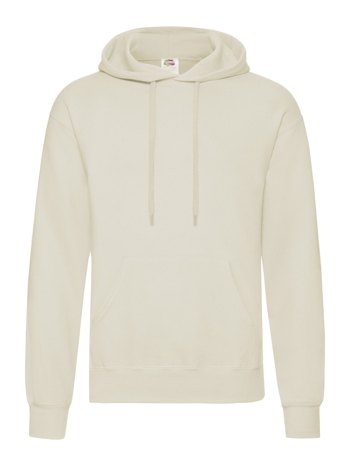 Classic Hooded Sweat Sweatshirt / Hoodie – Fruit of the Loom – Farbe Natur – individuell veredelbar