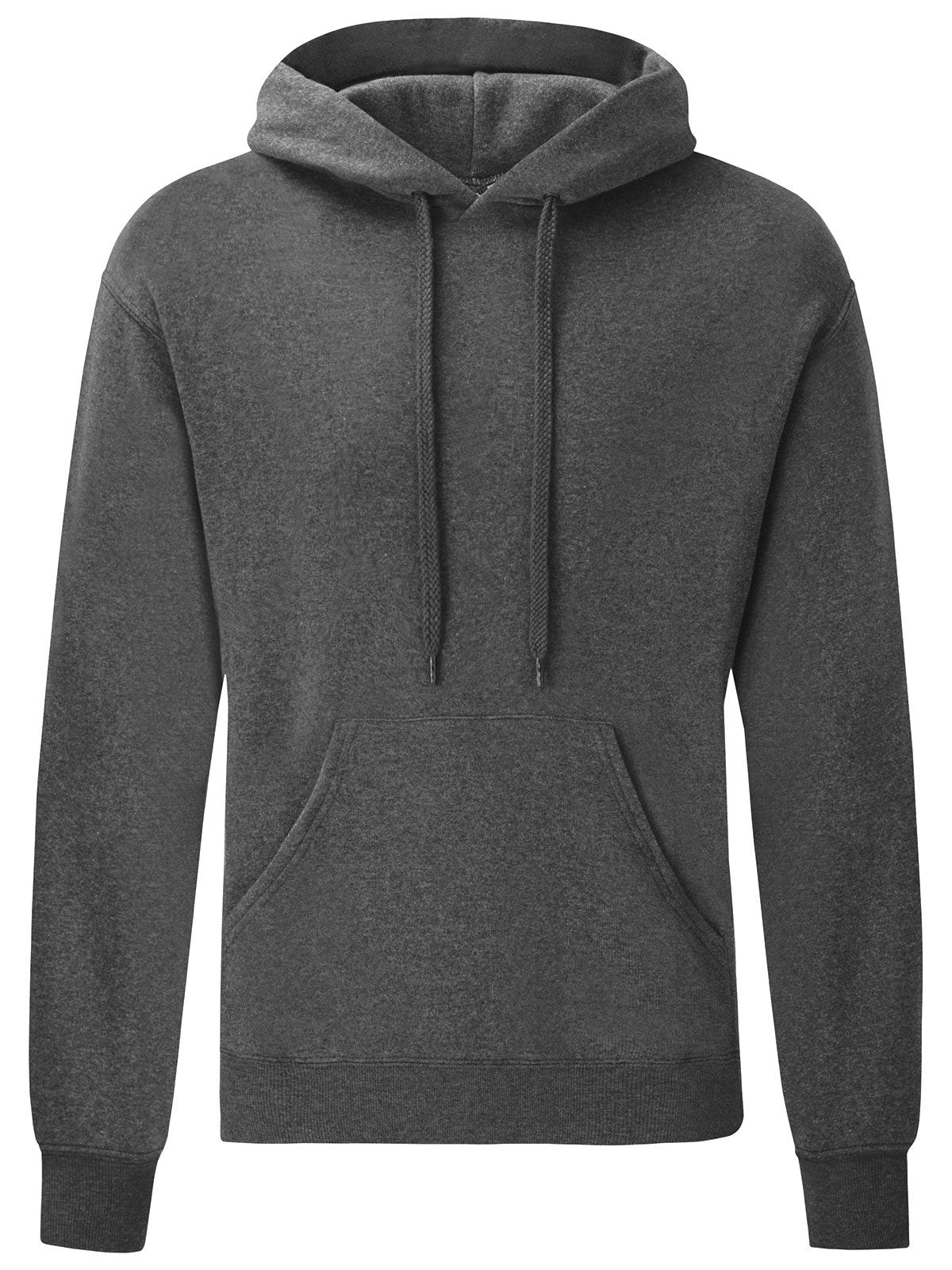 Classic Hooded Sweat Sweatshirt / Hoodie – Fruit of the Loom – Farbe grigio melange scuro – individuell veredelbar