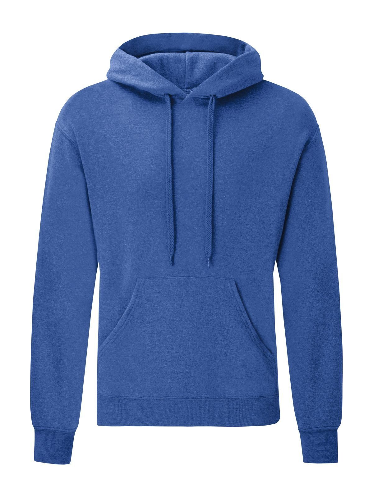 Classic Hooded Sweat Sweatshirt / Hoodie – Fruit of the Loom – Farbe retro heather royal – individuell veredelbar
