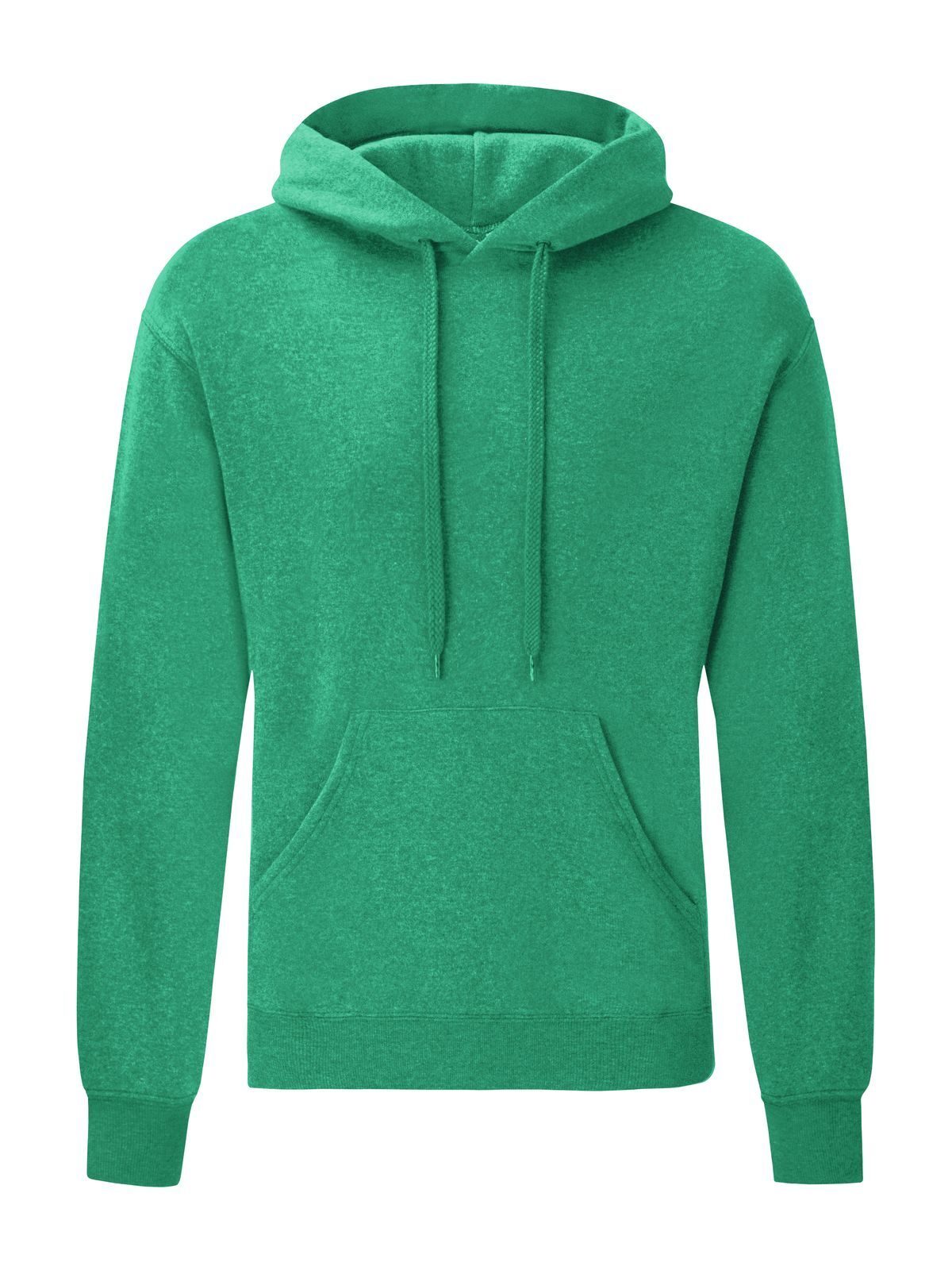 Classic Hooded Sweat Sweatshirt / Hoodie – Fruit of the Loom – Farbe retro heather green – individuell veredelbar