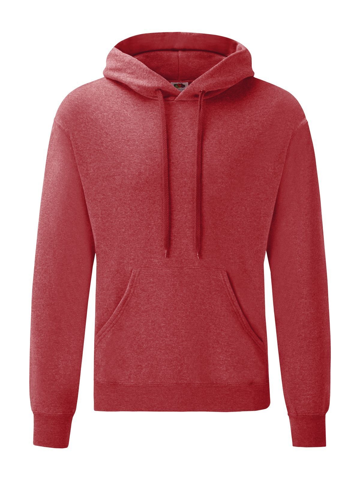 Classic Hooded Sweat Sweatshirt / Hoodie – Fruit of the Loom – Farbe vintage heather red – individuell veredelbar