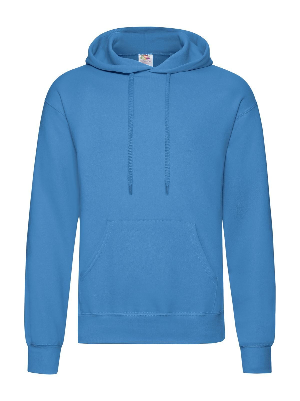 Classic Hooded Sweat Sweatshirt / Hoodie – Fruit of the Loom – Farbe azure blue – individuell veredelbar