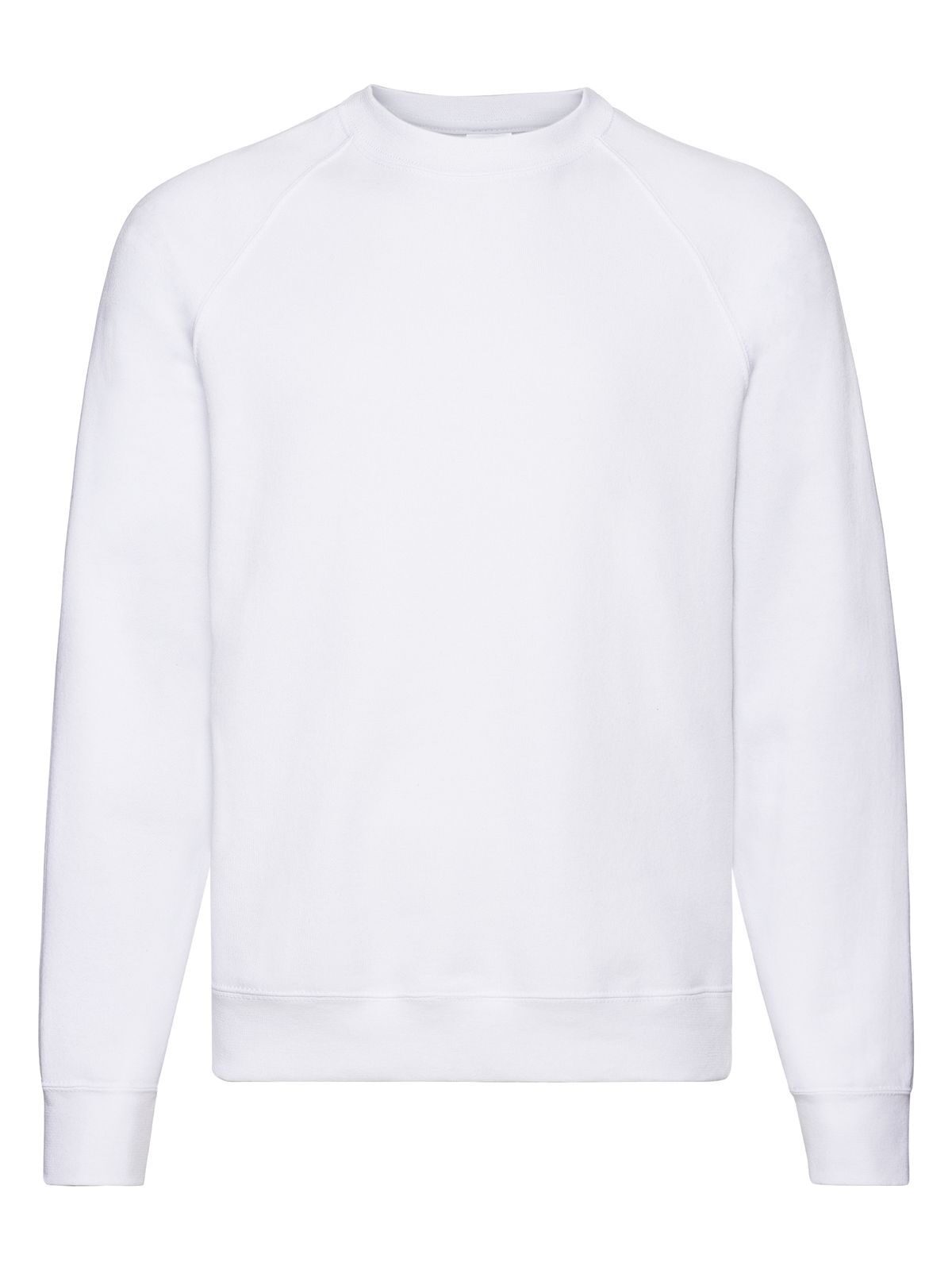 Classic Raglan Sweat Herren Sweatshirt / Hoodie – Fruit of the Loom – Farbe Weiß – individuell veredelbar