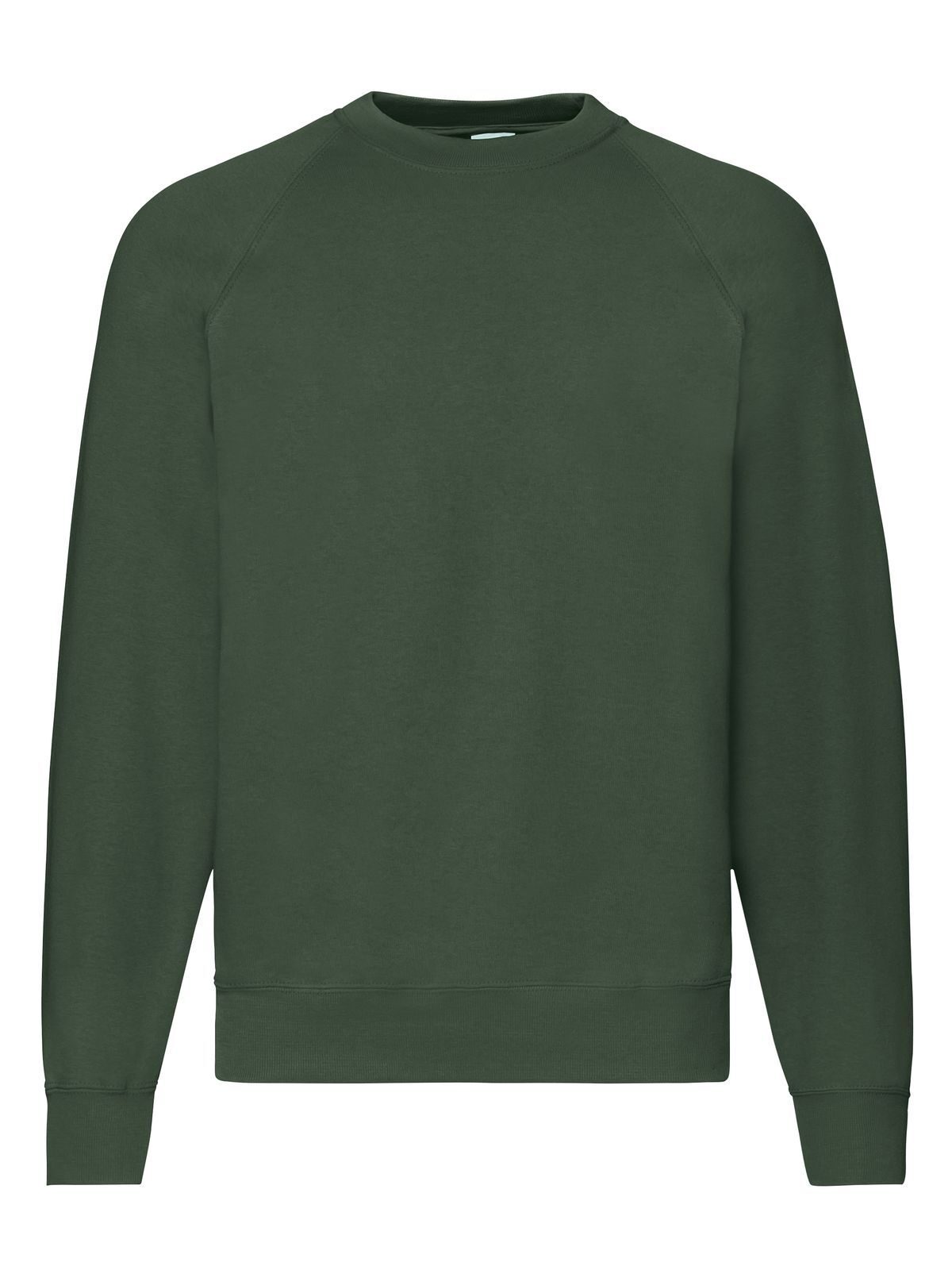 Classic Raglan Sweat Herren Sweatshirt / Hoodie – Fruit of the Loom – Farbe bottle green – individuell veredelbar