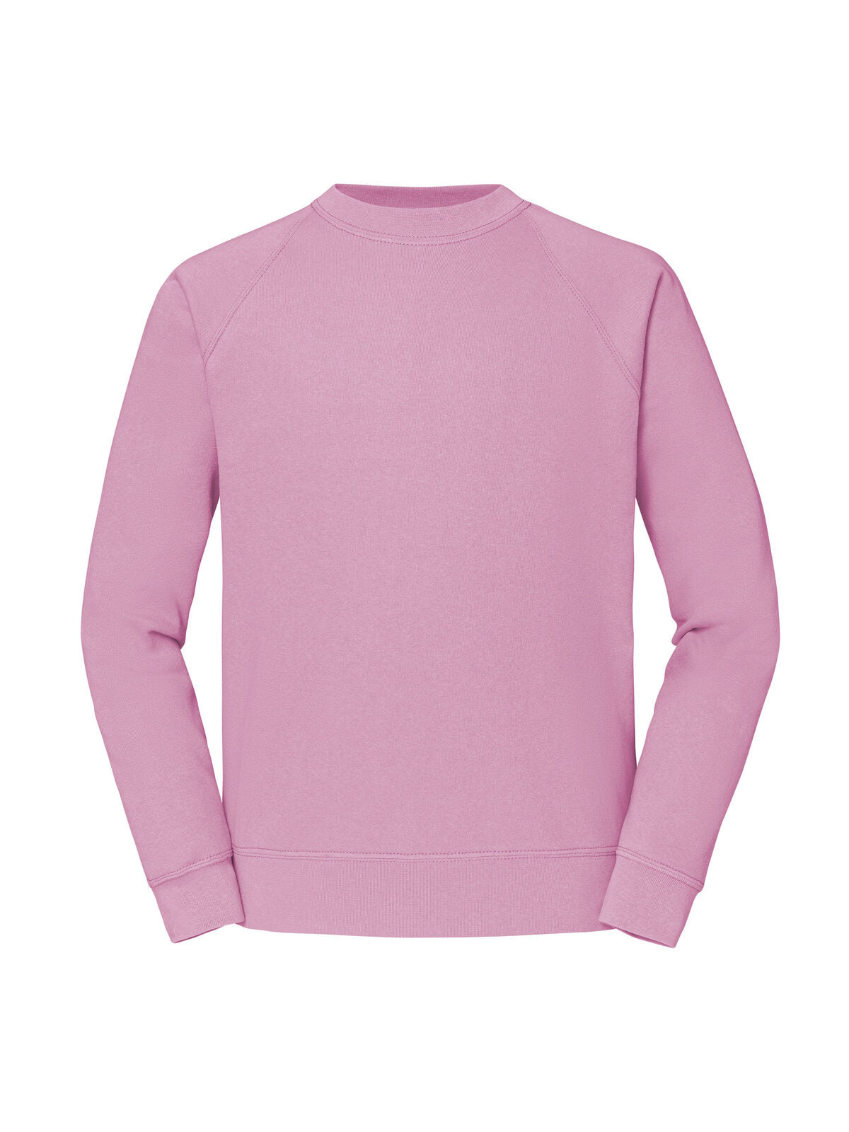 Classic Raglan Sweat Herren Sweatshirt / Hoodie – Fruit of the Loom – Farbe light pink – individuell veredelbar