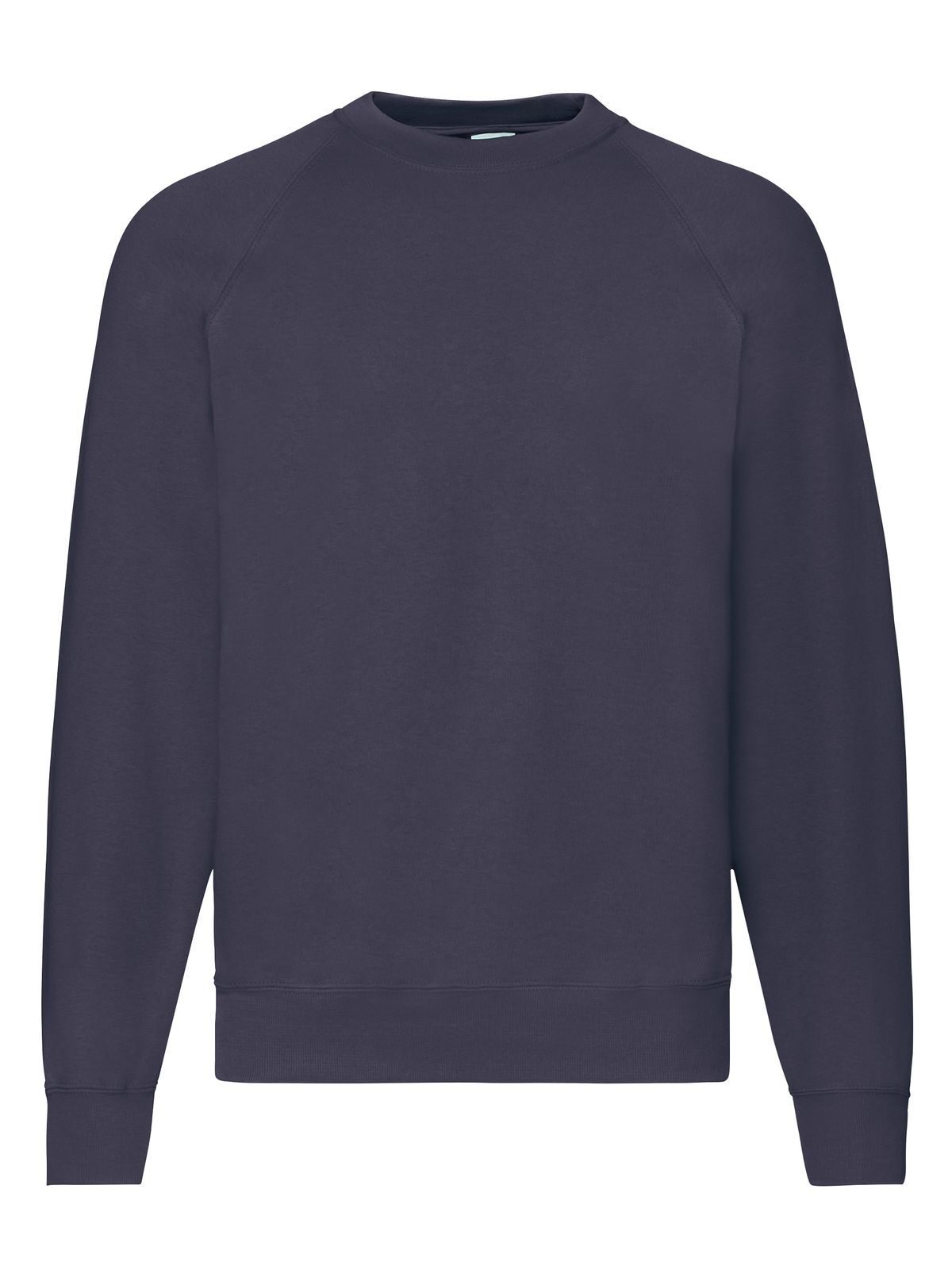 Classic Raglan Sweat Herren Sweatshirt / Hoodie – Fruit of the Loom – Farbe deep navy – individuell veredelbar