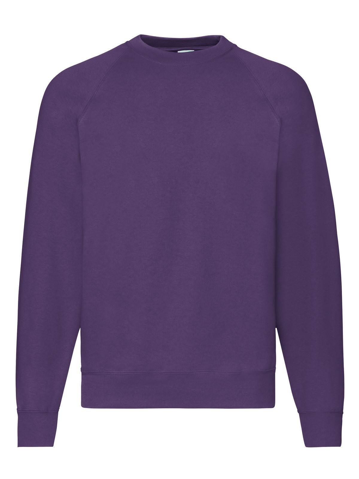 Classic Raglan Sweat Herren Sweatshirt / Hoodie – Fruit of the Loom – Farbe Lila – individuell veredelbar