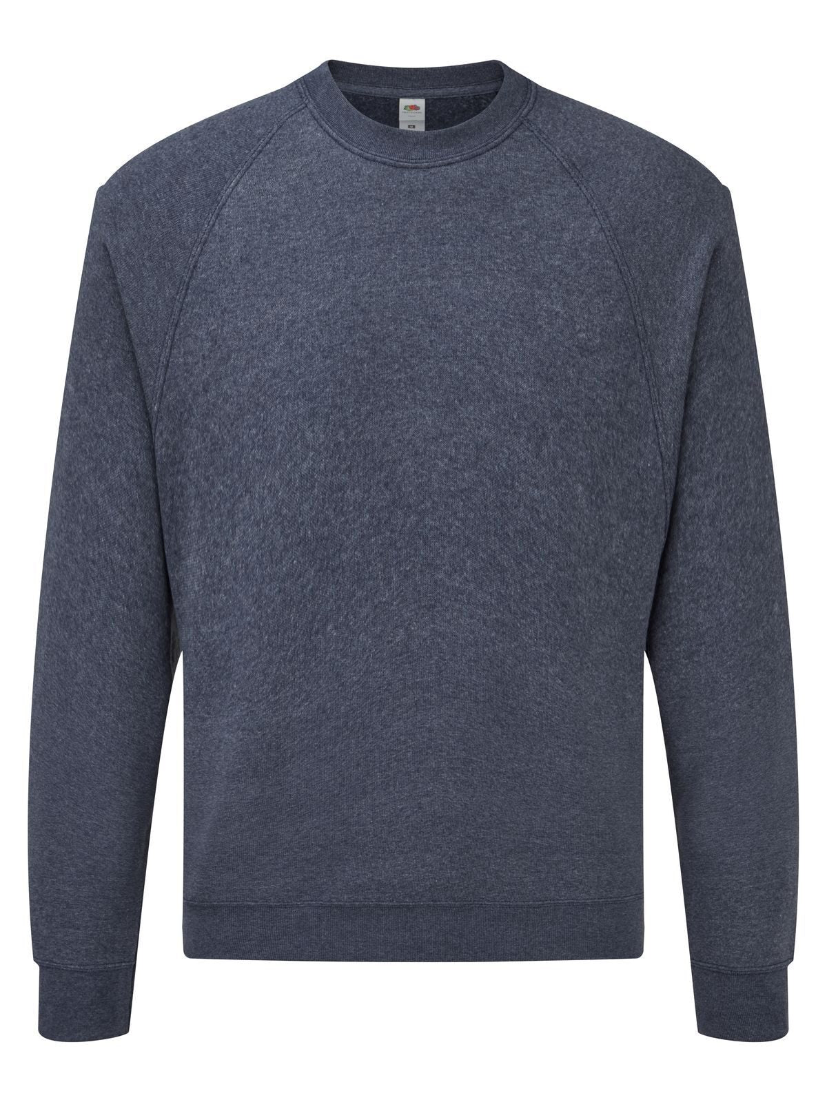 Classic Raglan Sweat Herren Sweatshirt / Hoodie – Fruit of the Loom – Farbe vintage heather navy – individuell veredelbar