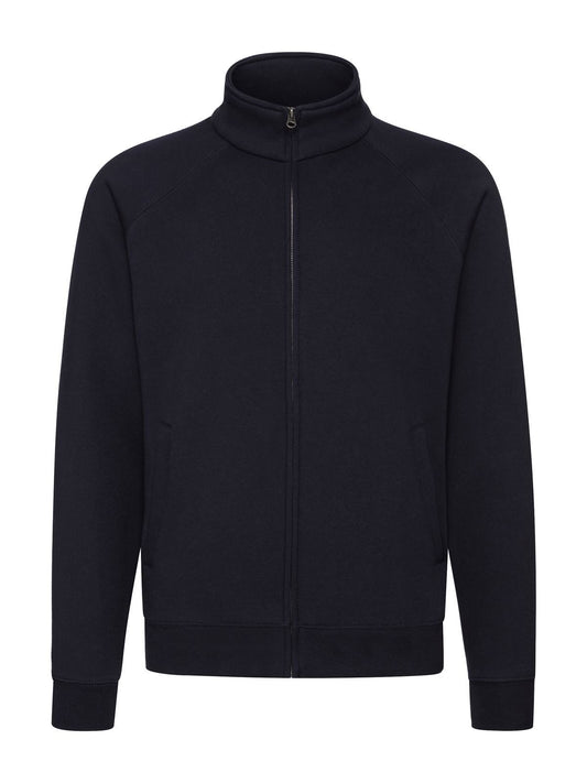 Premium Sweat Jacket Herren Sweatshirt / Hoodie – Fruit of the Loom – Farbe deep navy – individuell veredelbar