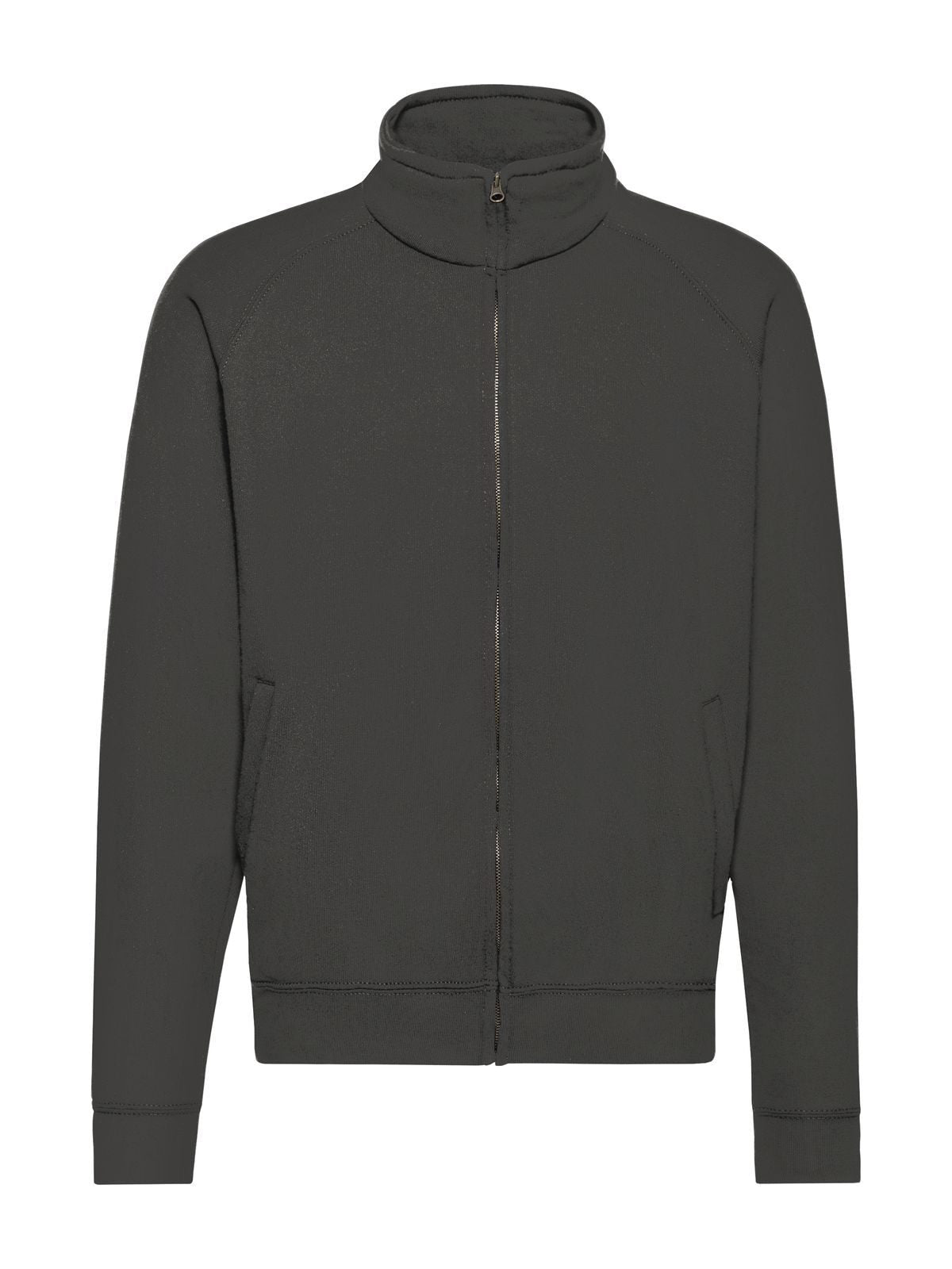 Classic Sweat Jacket Herren Sweatshirt / Hoodie – Fruit of the Loom – Farbe light graphite – individuell veredelbar