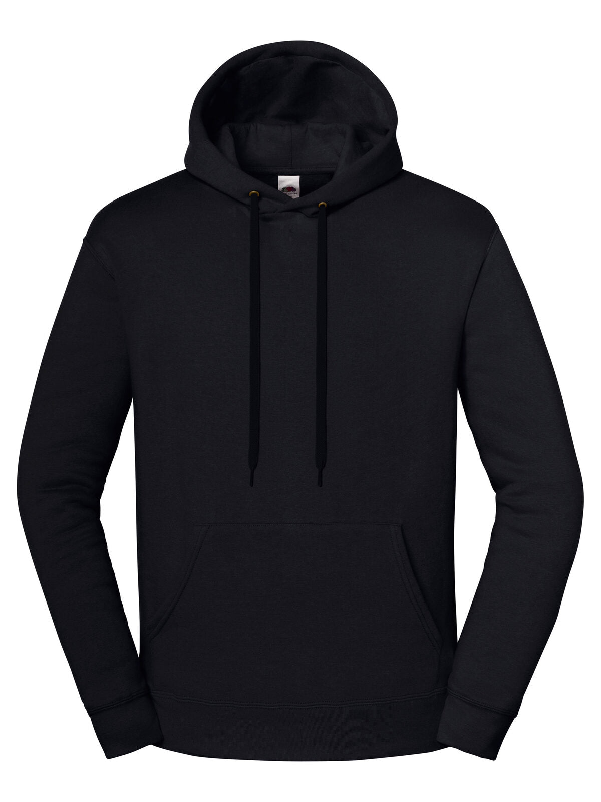 Iconic Premium Hooded Sweat Herren Sweatshirt / Hoodie – Fruit of the Loom – Farbe Schwarz – individuell veredelbar